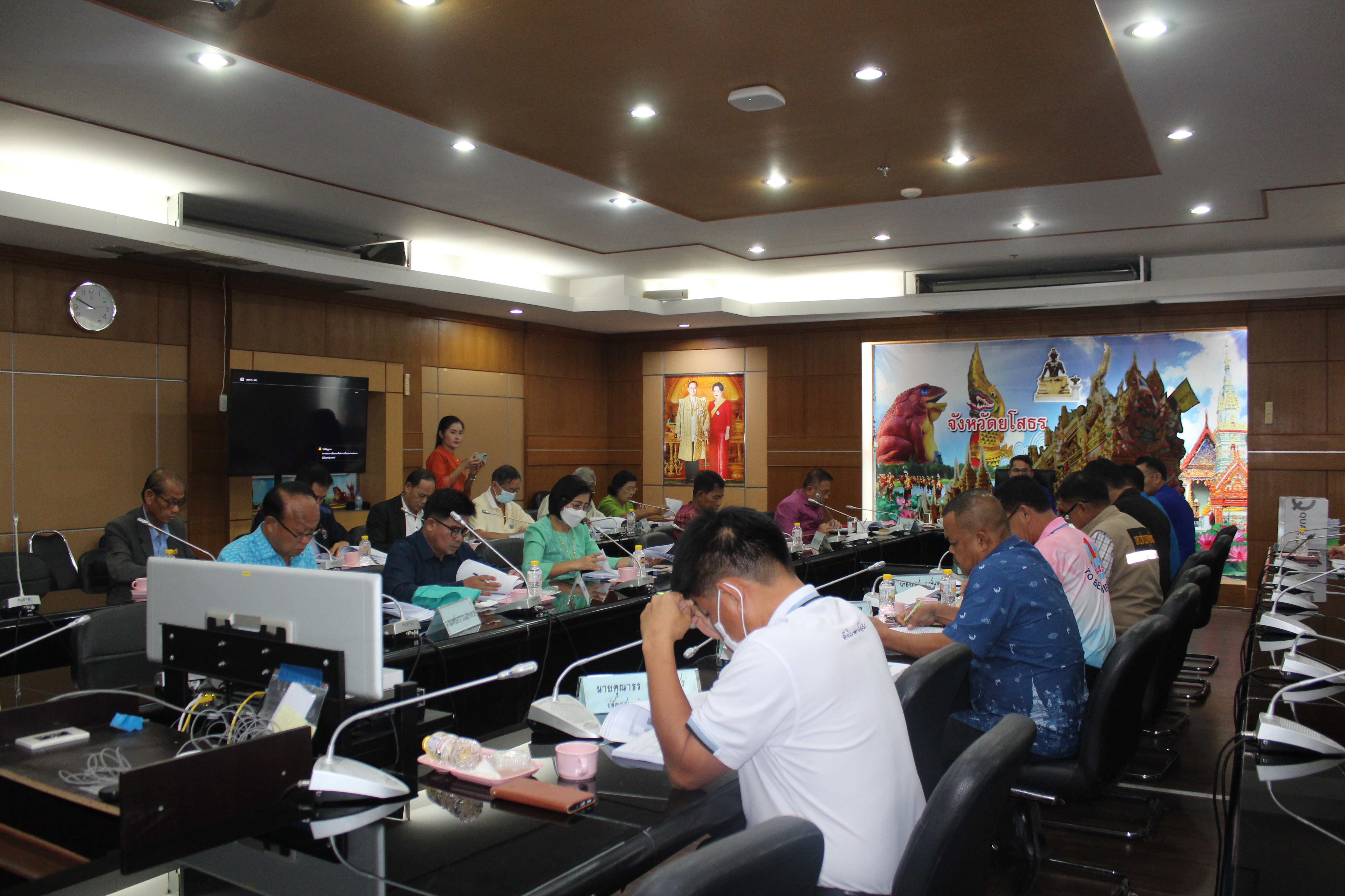 พช.ยโสธร ร่วมประชุมคณะกรรมการพนักงานเทศบาลจังหวัดยโสธร (กทจ.ยโสธร)