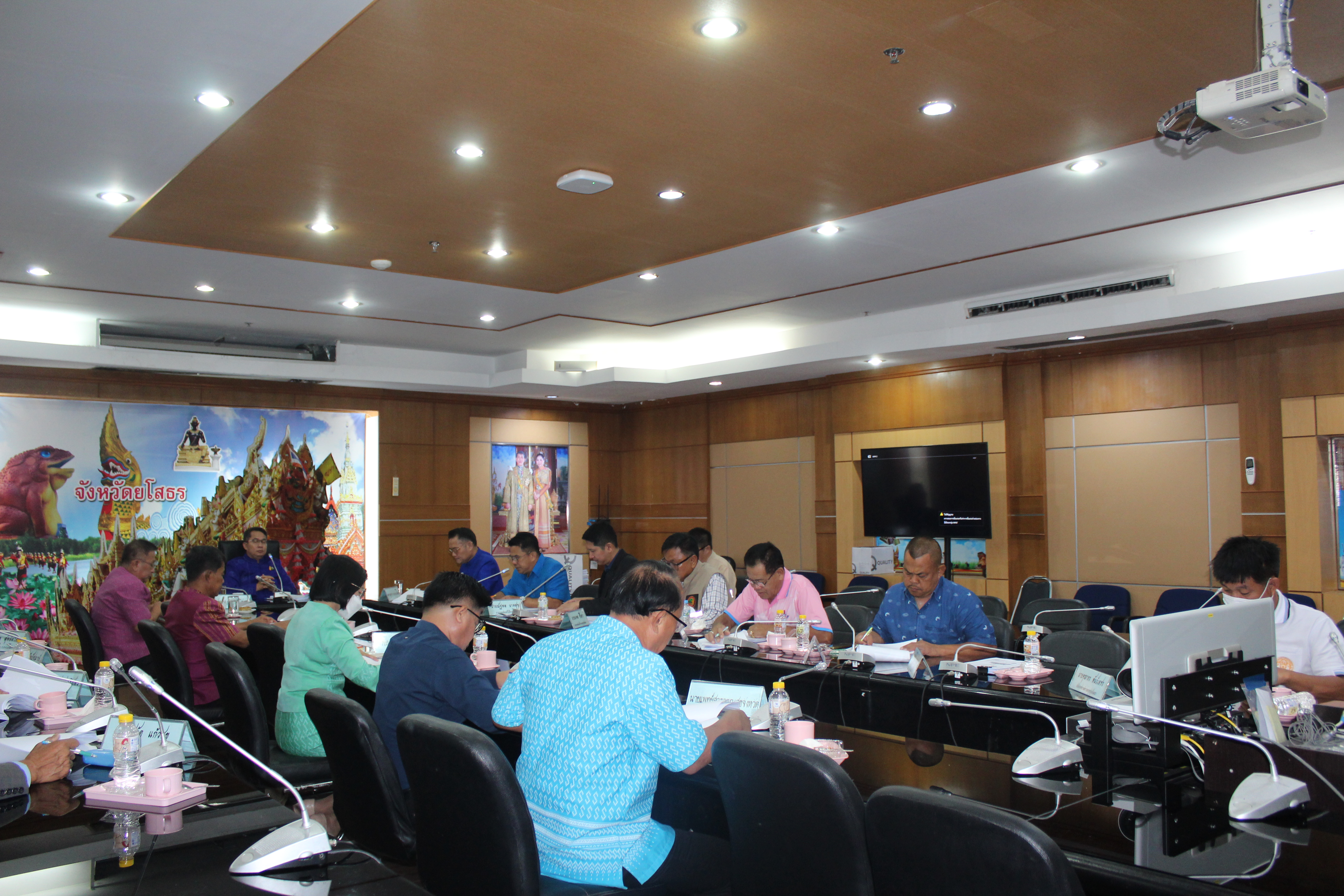 พช.ยโสธร ร่วมประชุมคณะกรรมการพนักงานเทศบาลจังหวัดยโสธร (กทจ.ยโสธร)