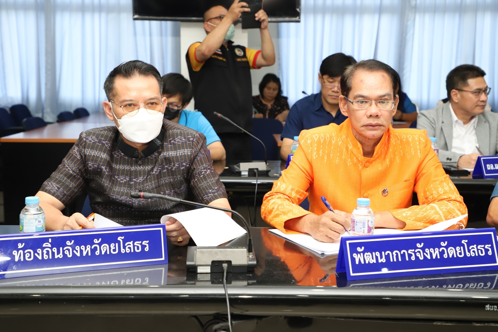 พช.ยโสธร ร่วมประชุมเตรียมความพร้อมการต้อนรับนายกรัฐมนตรีและรัฐมนตรีว่าการ กระทรวงการคลังลงพื้นที่จังหวัดยโสธรติดตามสถานการณ์อุทุกภัย