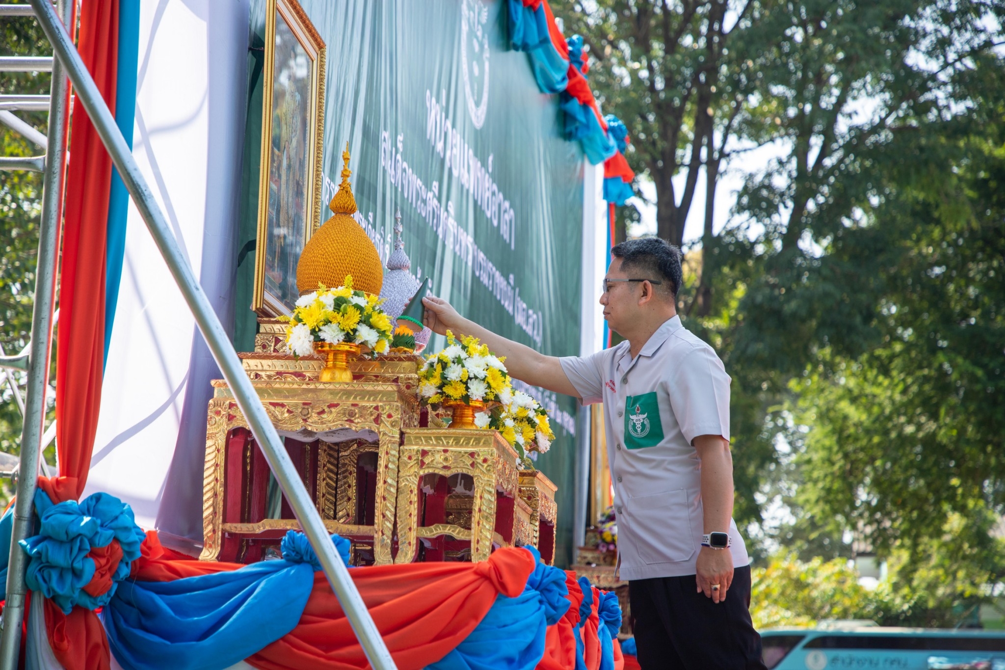 พช.ยโสธร ร่วมกิจกรรมหน่วยแพทย์อาสา สมเด็จพระศรีนครินทราบรมราชชนนี (พอ.สว.) ร่วมกับโครงการจังหวัดเคลื่อนที่ “เพิ่มรอยยิ้ม เติมความสุข ให้คนยโสธร”เทิดพระเกียรติเพื่อถวายเป็นพระราชกุศลแด่สมเด็จพระศรีนครินทราบรมราชชนนี เนื่องในวันคล้ายวันพระราชสมภาพ 21 ตุลาคม 2566