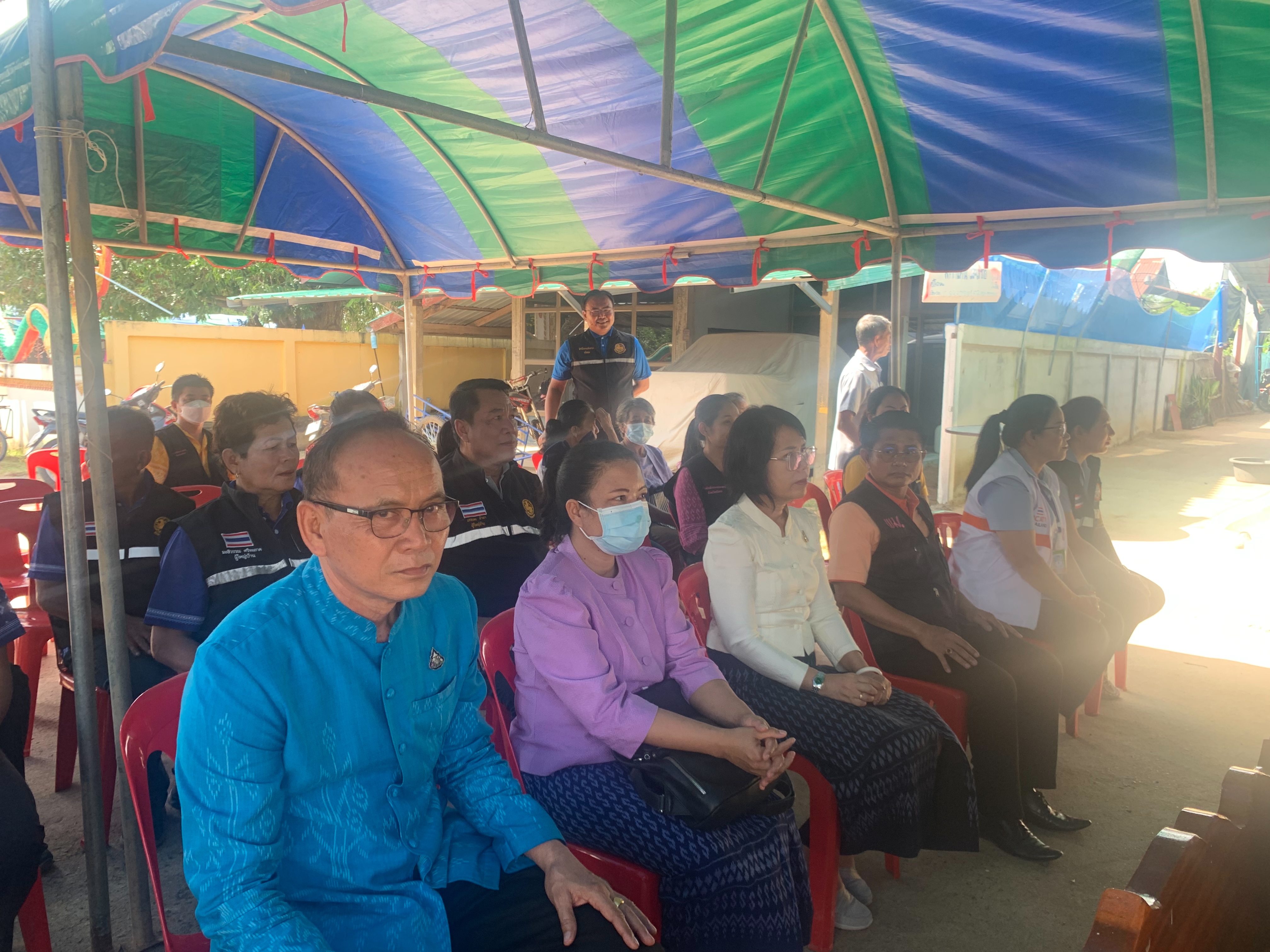 พช.ยโสธร ร่วมพิธีบายศรีสู่ขวัญต้อนรับกลุ่มเป้าหมายแรงงานไทยที่เดินทางจากอิสราเอล