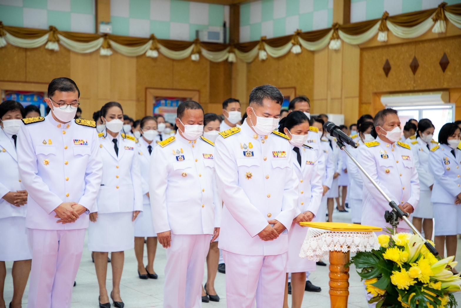 พช.ยโสธร ร่วมทำบุญตักบาตร เนื่องในวันนวมินทรมหาราช 13 ตุลาคม 2566