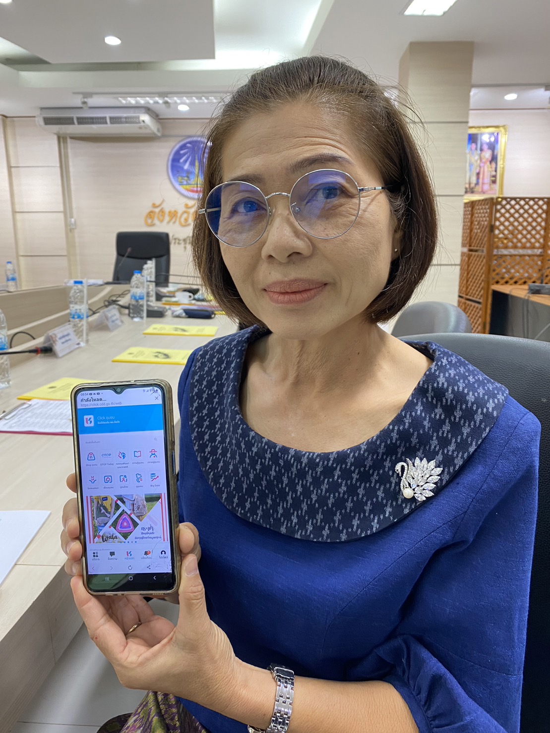 พช.ยโสธร เดินหน้าขับเคลื่อนนโยบายการใช้งานแพลตฟอร์มบริการดิจิทัล Clickชุมชนสำหรับบริการประชาชนในการประชุมผู้บริหารและเจ้าหน้าที่พัฒนาชุมชนสังกัดสำนักงานพัฒนา ชุมชนจัง หวัดยโสธร