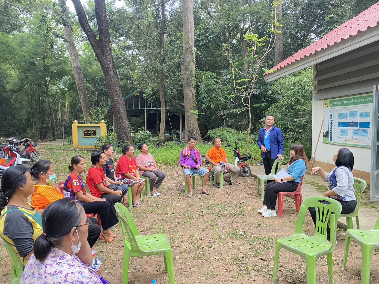 พช.ยโสธร ลงพื้นที่ติดตามและสนับสนุนการพัฒนาผลิตภัณฑ์ OTOP จากภูมิปัญญาท้องถิ่น ในพื้นที่อำเภอค้อวัง มหาชนะชัย จังหวัดยโสธร