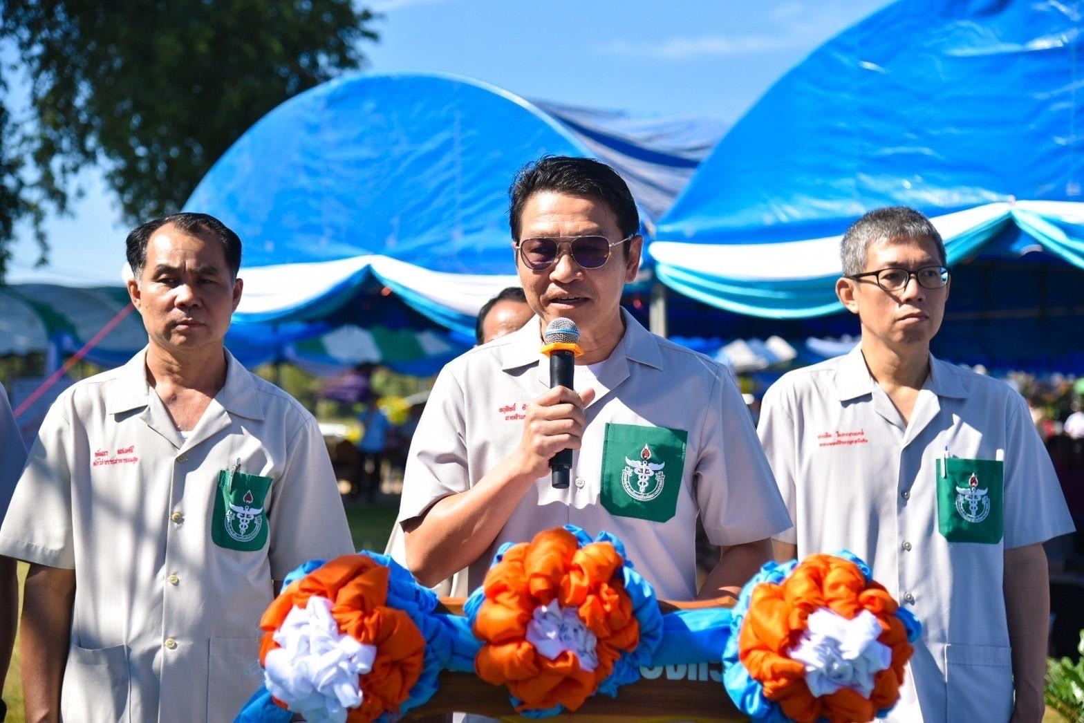 พช.ยโสธร ร่วมกิจกรรมหน่วยแพทย์อาสา สมเด็จพระศรีนครินทราบรมราชชนนี (พอ.สว.) ร่วมกับโครงการจังหวัดเคลื่อนที่ “เพิ่มรอยยิ้ม เติมความสุข ให้คนยโสธร”