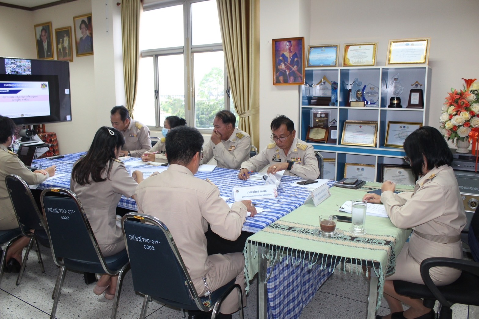 พช.ยโสธร ร่วมประชุมกรมการพัฒนาชุมชน ครั้งที่ 10/2566 ผ่านระบบวีดิทัศน์ทางไกล (Video Conference) กรมการพัฒนาชุมชน กระทรวงมหาดไทย