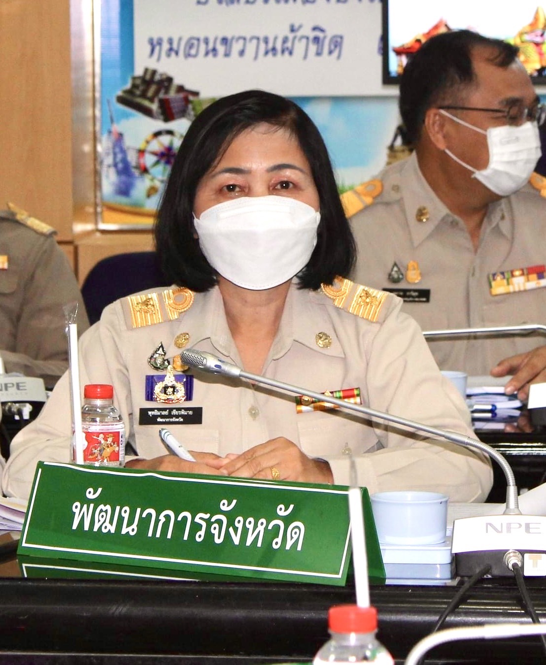 พช.ยโสธร ร่วมประชุมหัวหน้าส่วนราชการ หัวหน้าหน่วยงานรัฐวิสาหกิจ สังกัดกระทรวงมหาดไทยและนายอำเภอ ประจำเดือนตุลาคม