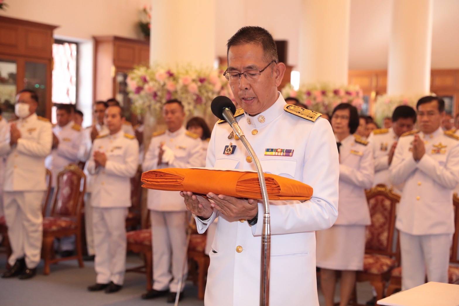 พช.ยโสธร ร่วมพิธีถวายผ้าพระกฐินพระราชทาน ประจำปีพุทธศักราช 2566