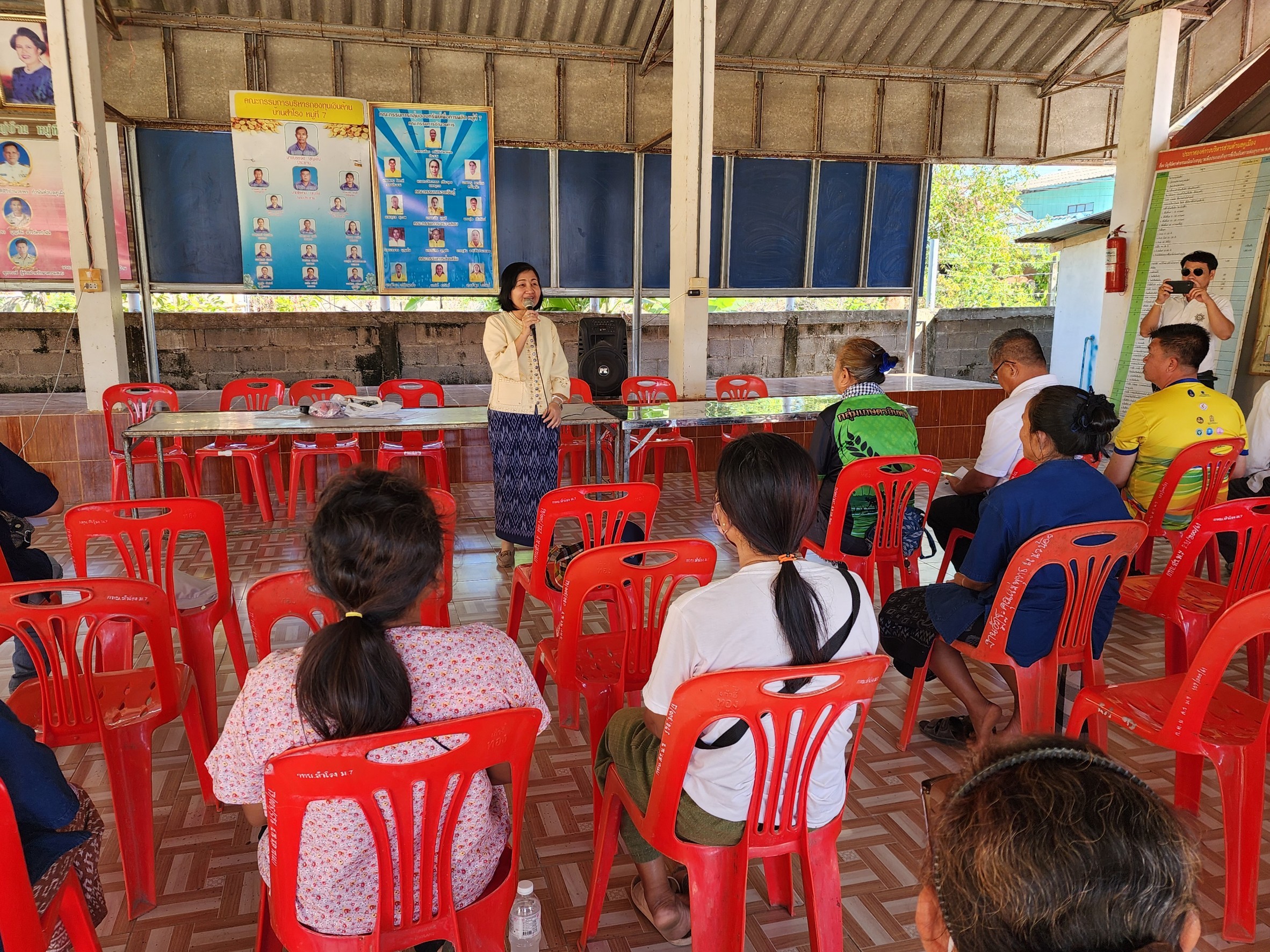 ช.ยโสธร ชู Solf power หมู่บ้าน OTOP นวัตวิถี บ้านสำโรง หมู่ 7 ตำบลคูเมือง อำเภอมหาชนะชัย จังหวัดยโสธร ตามโครงการพัฒนาเส้นทางท่องเที่ยว OTOP นวัตวิถี