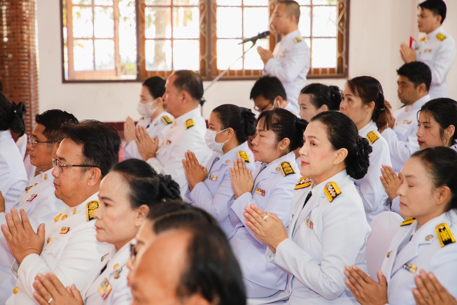 พช.ยโสธร ร่วมพิธีทำบุญตักบาตรพระสงฆ์ถวายพระราชกุศล สมเด็จพระเจ้าลูกเธอ เจ้าฟ้าพัชรกิติยาภา นเรนทิราเทพยวดี กรมหลวงราชสาริณีสิริพัชร มหาวัชรราชธิดา เนื่องในโอกาสวันคล้ายวันประสูติ 7 ธันวาคม 2566