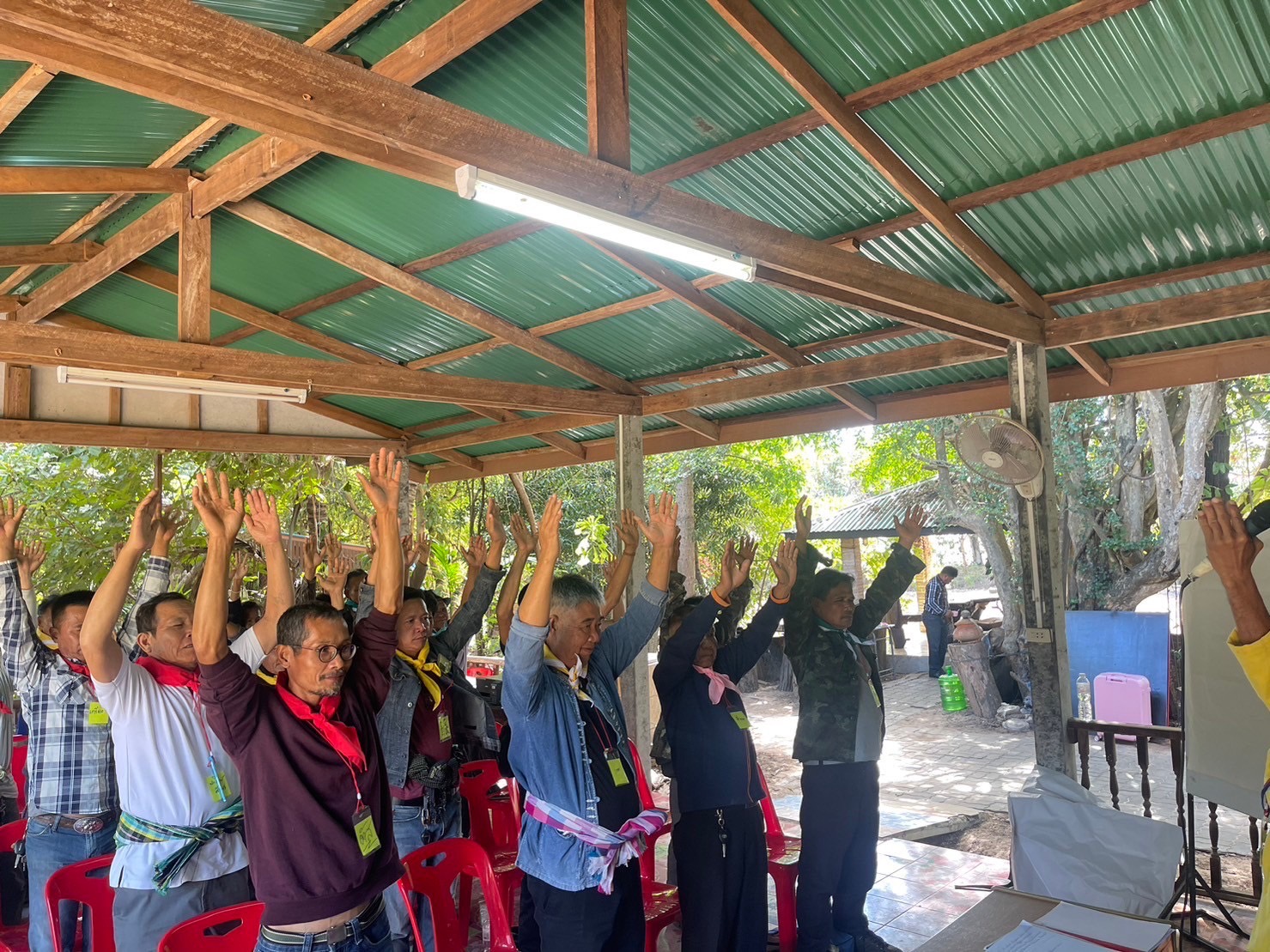 พช.ยโสธร ดำเนินกิจกรรมโครงการ พัฒนาหมู่บ้านเศรษฐกิจพอเพียง กิจกรรม อบรมแกนนำขับเคลื่อนหมู่บ้านเศรษฐกิจพอเพียง ประจำปีงบประมาณ พ.ศ. 2567