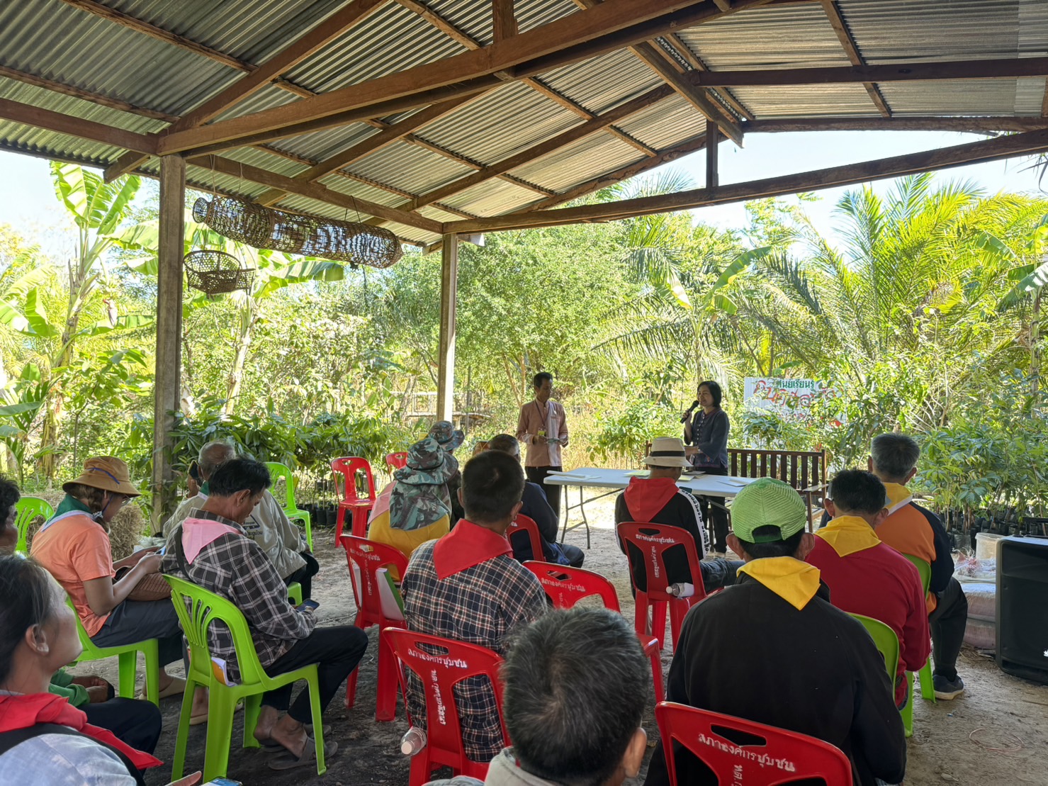 พช.ยโสธร ลงพื้นที่ติดตามให้กำลังใจผู้เข้าร่วมอบรมโครงการพัฒนาหมู่บ้านเศรษฐกิจพอเพียงกิจกรรมอบรมแกนนำขับเคลื่อนหมู่บ้านเศรษฐกิจพอเพียง ประจำปีงบประมาณ พ.ศ. 2567