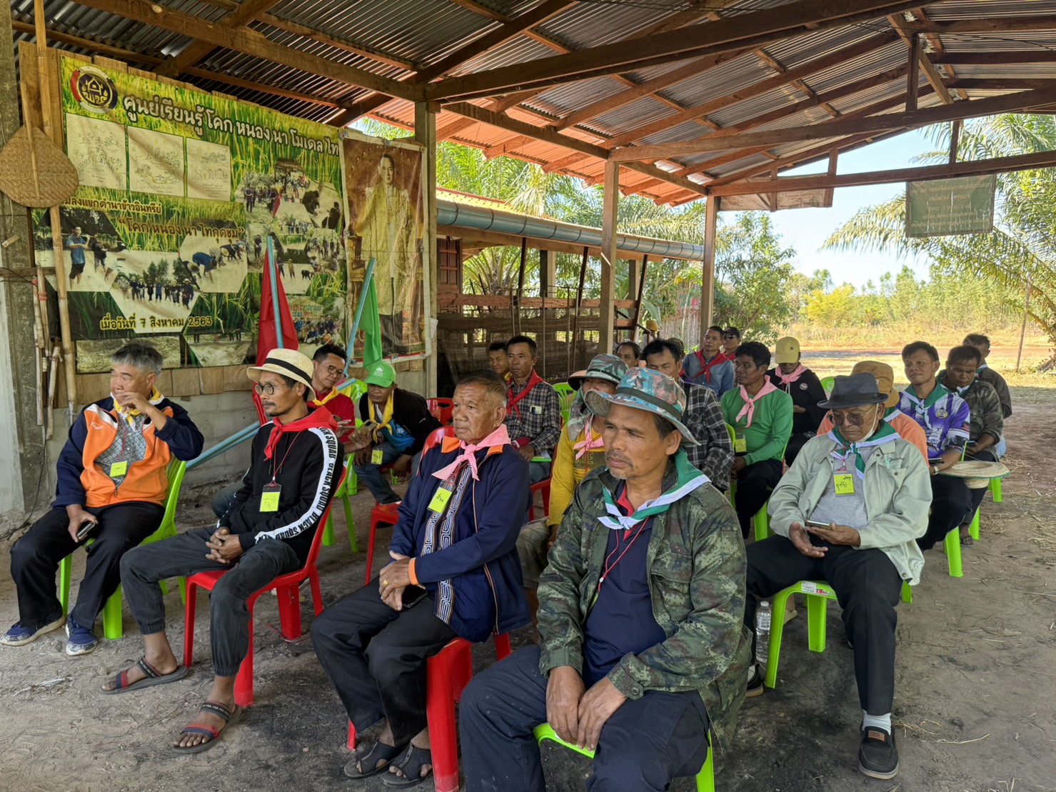พช.ยโสธร ลงพื้นที่ติดตามให้กำลังใจผู้เข้าร่วมอบรมโครงการพัฒนาหมู่บ้านเศรษฐกิจพอเพียงกิจกรรมอบรมแกนนำขับเคลื่อนหมู่บ้านเศรษฐกิจพอเพียง ประจำปีงบประมาณ พ.ศ. 2567