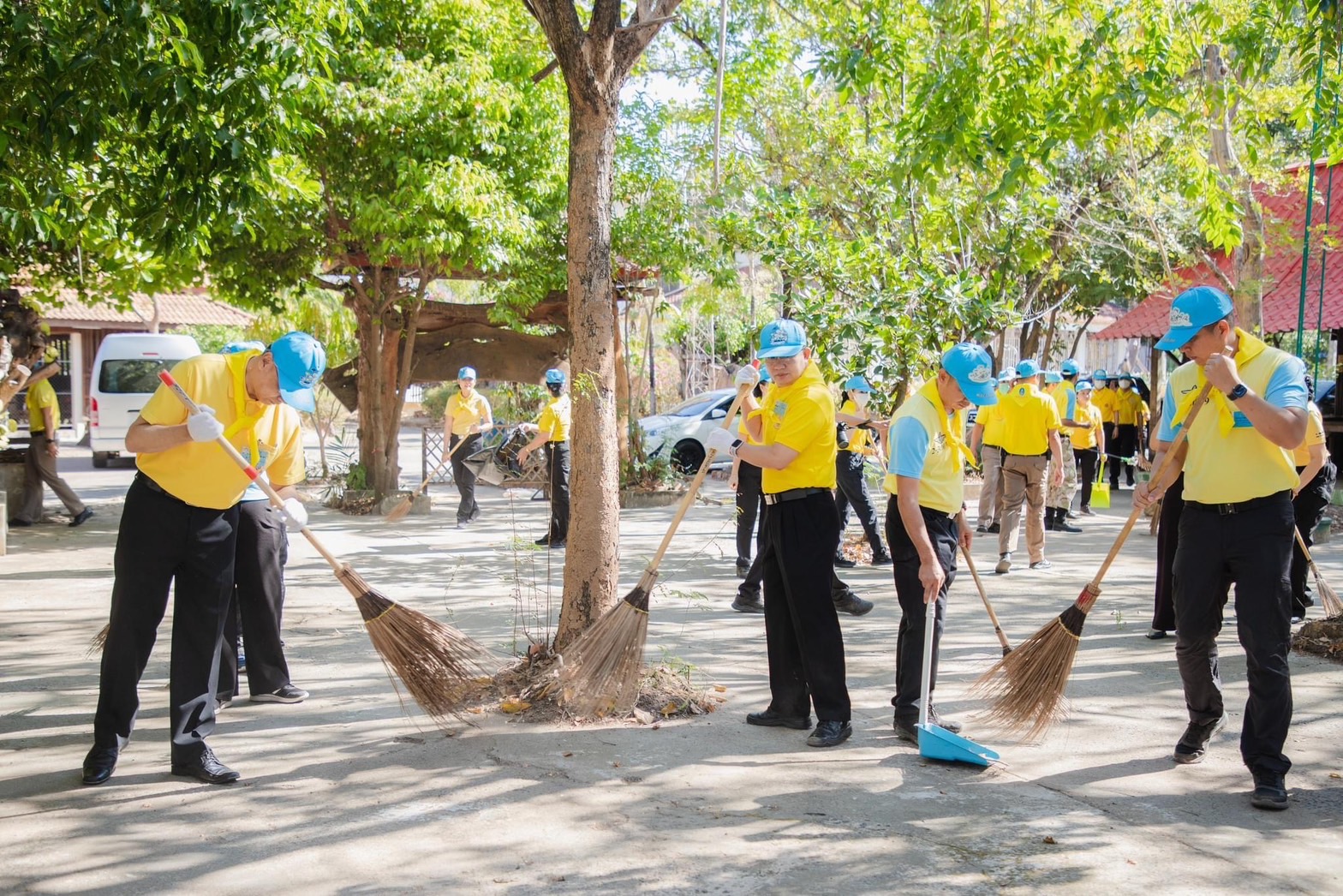 พช.ยโสธร ร่วมกิจกรรมจิตอาสาพัฒนา เนื่องในวันสมเด็จพระนเรศวรมหาราช