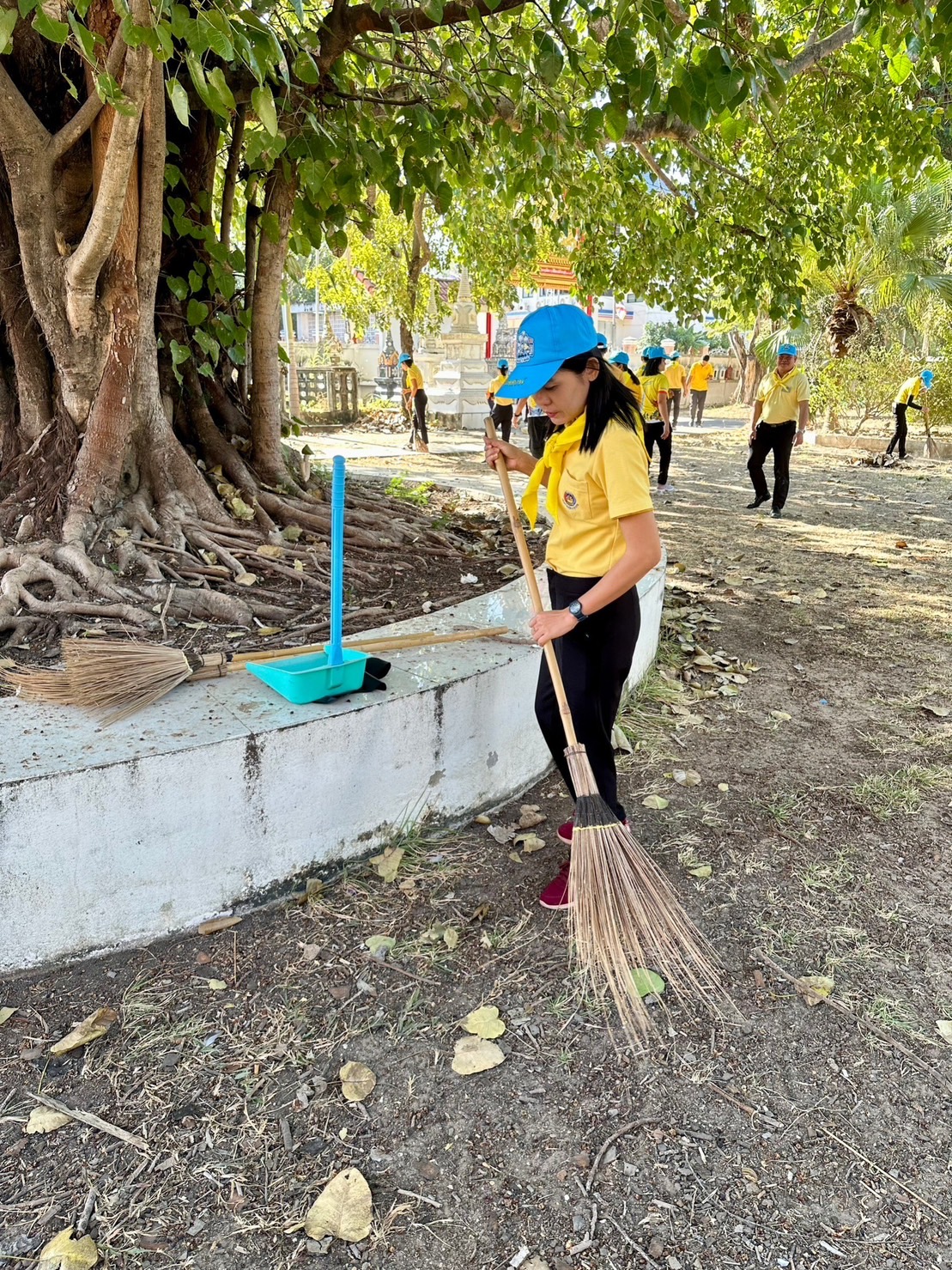 พช.ยโสธร ร่วมกิจกรรมจิตอาสาพัฒนา เนื่องในวันสมเด็จพระนเรศวรมหาราช
