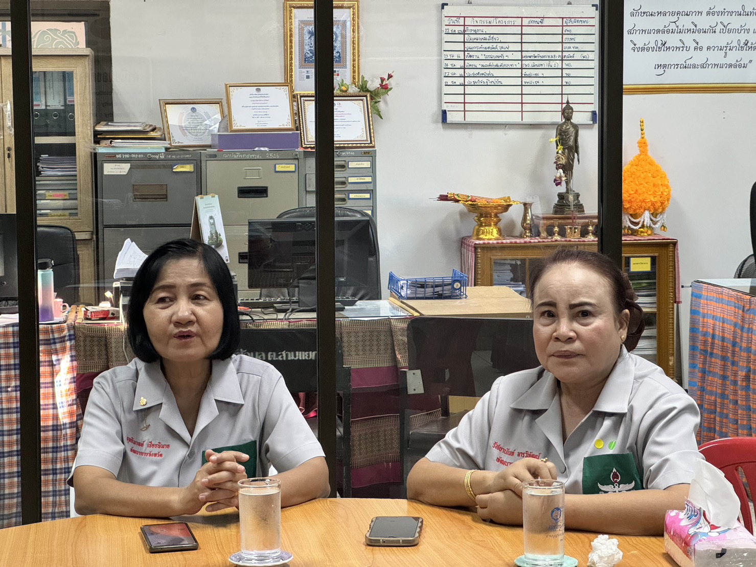 พจ.ยโสธร ลงพื้นที่ติดตามการ ดำเนินงาน สำนักงานพัฒนาชุมชนอำเภอเลิงนกทา จังหวัดยโสธร