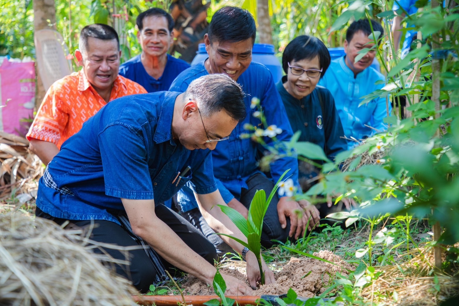 พ่อเมืองยโสธร ลงพื้นที่เยี่ยมชมโคกหนองนาพัฒนาชุมชน ณ พื้นที่อำเภอมหาชนะชัย จังหวัดยโสธร