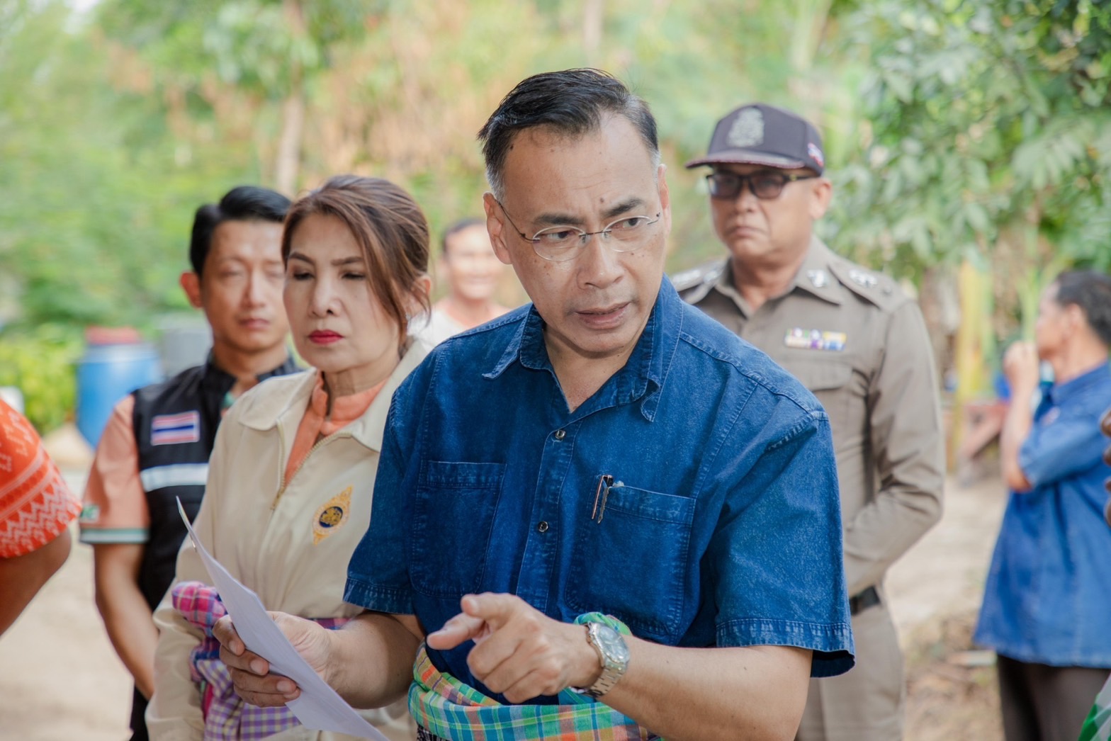 พ่อเมืองยโสธร ลงพื้นที่เยี่ยมชมโคกหนองนาพัฒนาชุมชน ณ พื้นที่อำเภอมหาชนะชัย จังหวัดยโสธร