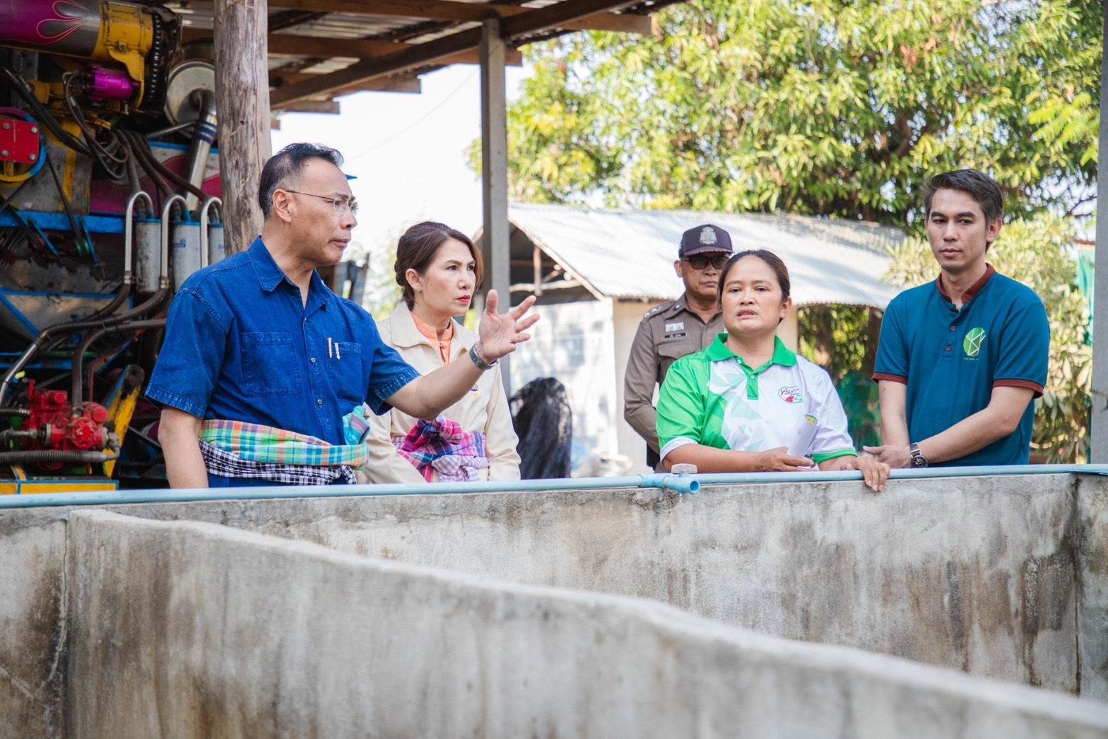 พ่อเมืองยโสธร ลงพื้นที่เยี่ยมชมโคกหนองนาพัฒนาชุมชน ณ พื้นที่อำเภอมหาชนะชัย จังหวัดยโสธร