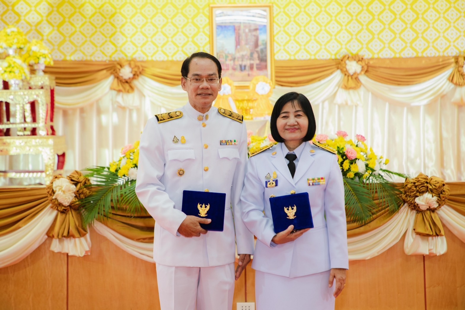 พช.ยโสธร เข้ารับพระราชทานเครื่องราชอิสริยาภรณ์ชั้นสายสะพาย ประจำปี 2565 และปี 2566