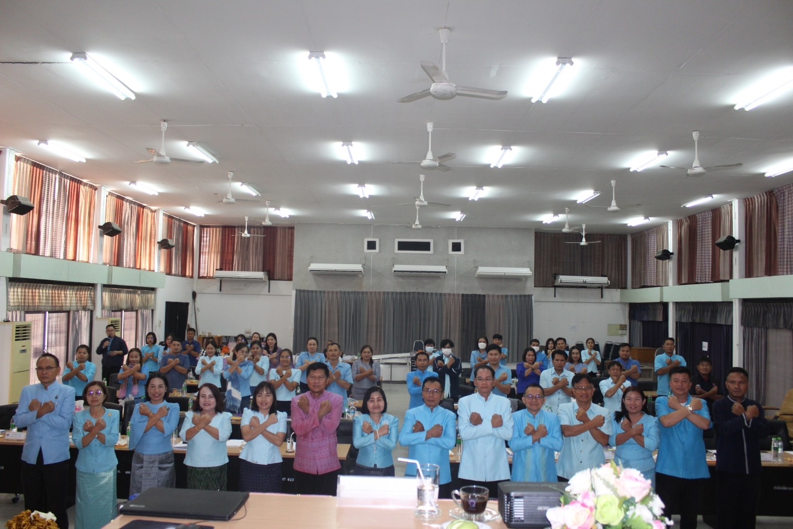 พช.ยโสธร จัดประชุมถ่ายทอดตัวชี้วัดและค่าเป้าหมายการประเมินผลการ ปฏิบัติราชการ รอบการประเมินที่ 1 ปีงบประมาณ พ.ศ. 2567