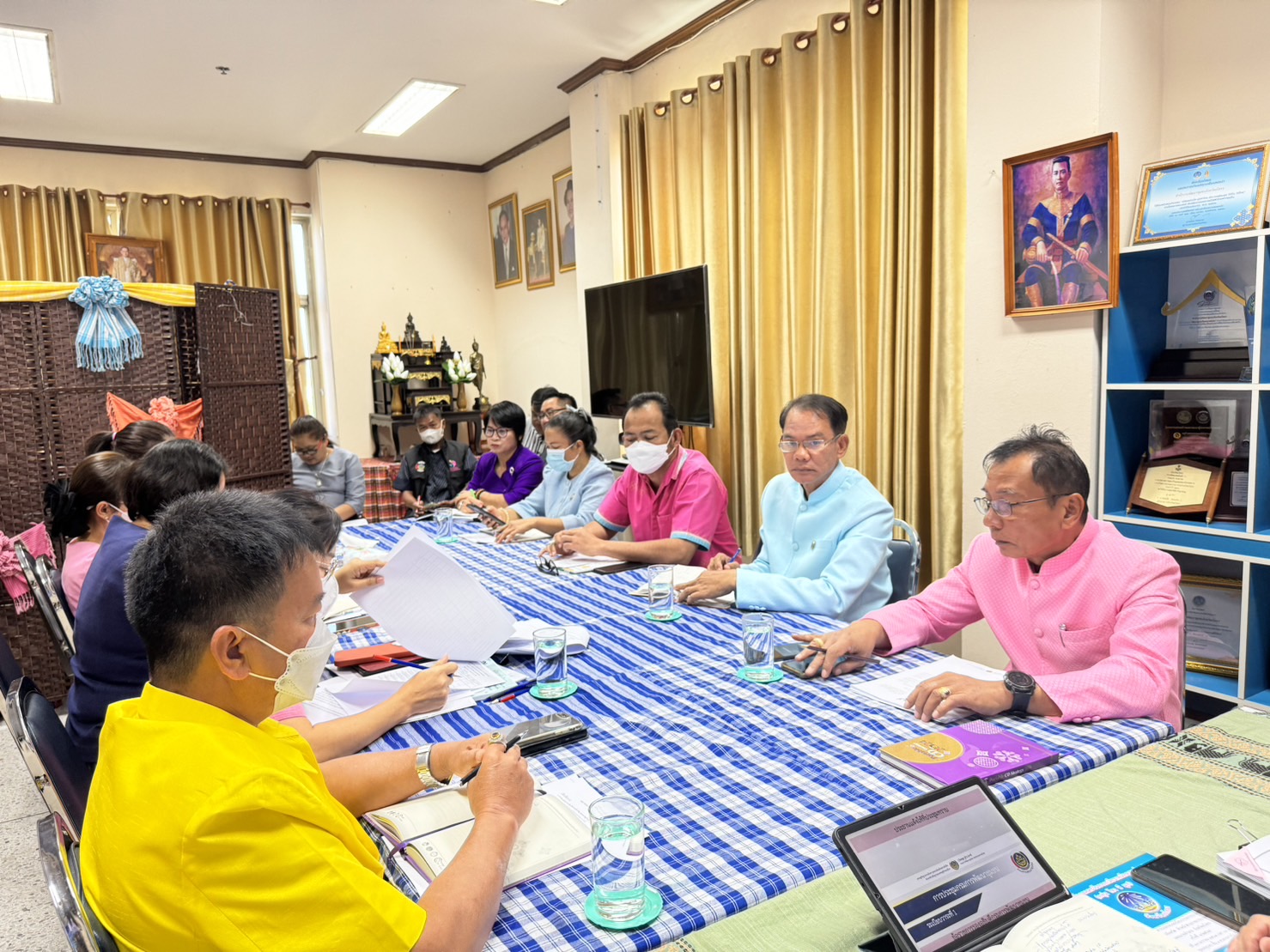 พช.ยโสธร ประชุมเจ้าหน้าที่พัฒนาชุมชนจังหวัดยโสธร ประจำเดือน มกราคม 2567 เพื่อวางแผนดำเนินงานไตรมาสที่ 2