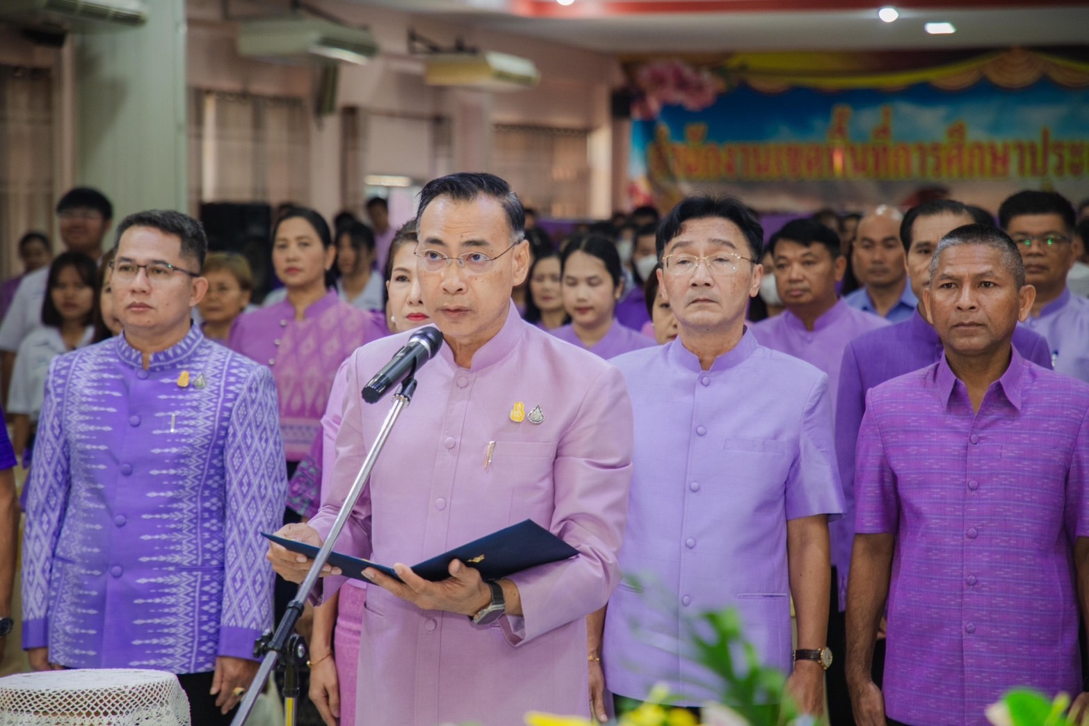 พช.ยโสธร ร่วมพิธีถวายพระพรชัยมงคล และน้อมรำลึกในพระมหากรุณาธิคุณของ สมเด็จพระกนิษฐาธิราชเจ้า กรมสมเด็จพระเทพรัตนราชสุดาฯ สยามบรมราชกุมารี