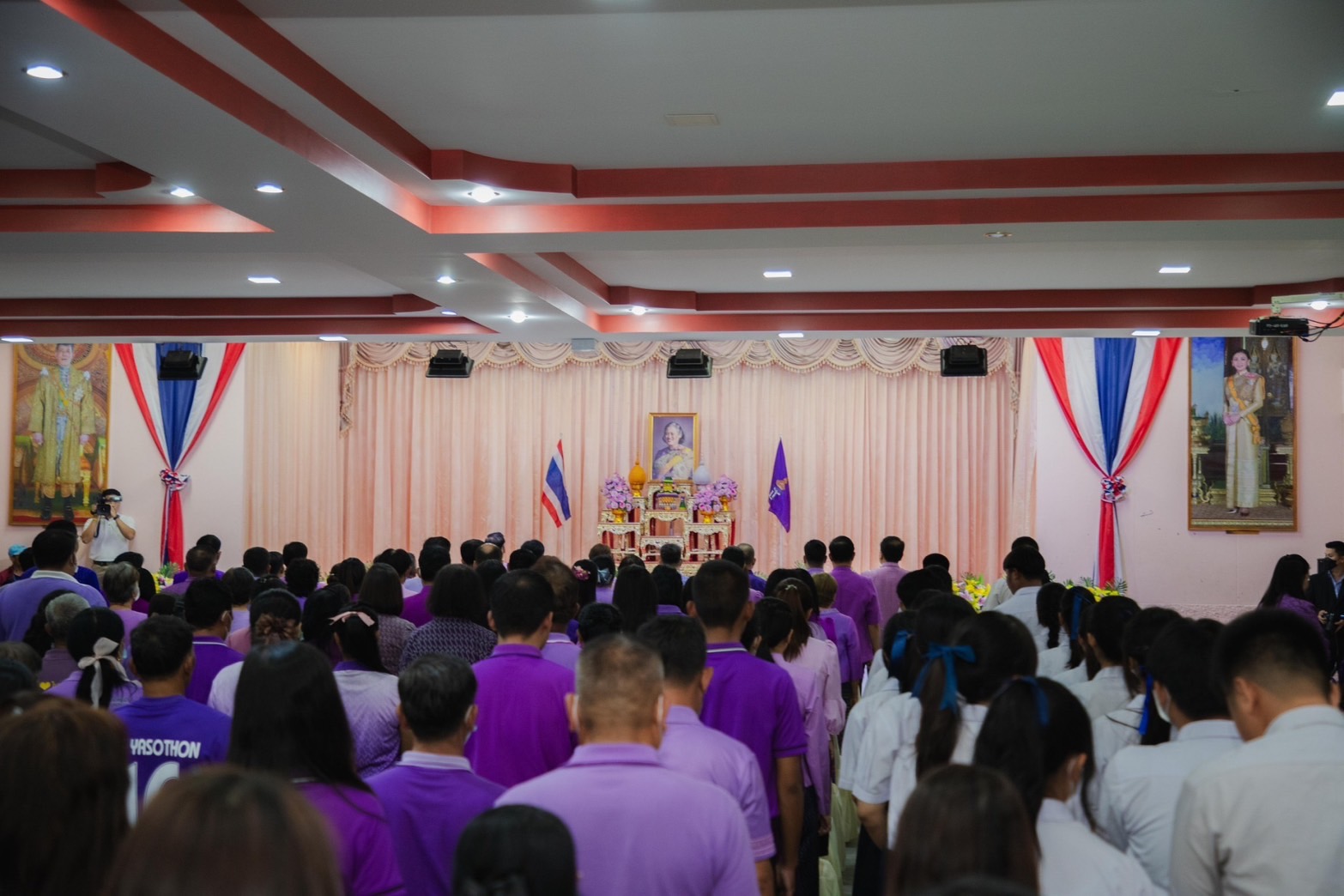พช.ยโสธร ร่วมพิธีถวายพระพรชัยมงคล และน้อมรำลึกในพระมหากรุณาธิคุณของ สมเด็จพระกนิษฐาธิราชเจ้า กรมสมเด็จพระเทพรัตนราชสุดาฯ สยามบรมราชกุมารี