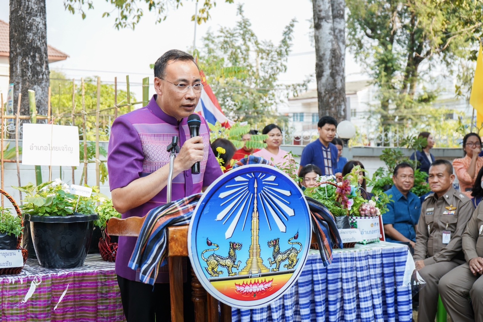 จังหวัดยโสธร “Kick off ปลูกผักสวนครัว เพื่อสร้างความมั่นคงทางอาหาร” น้อมนำแนวพระราชดำริของสมเด็จพระกนิษฐาธิราชเจ้ากรมสมเด็จพระเทพรัตนราชสุดาฯ สยามบรมราชกุมารี สู่ปฏิบัติการปลูกผักสวนครัว เพื่อสร้างความมั่นคงทางอาหาร