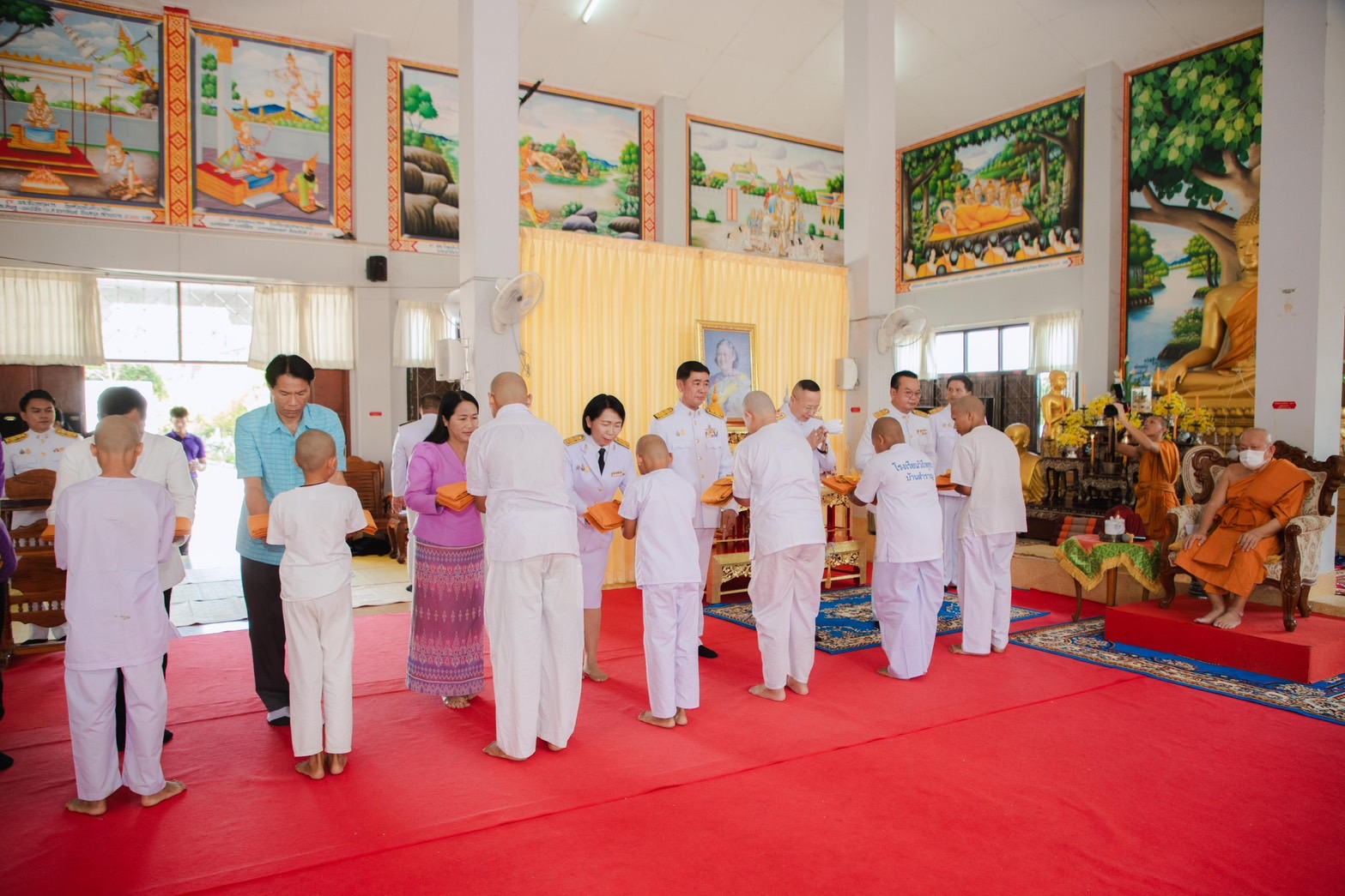 พช.ยโสธร ร่วมพิธีบรรพชาสามเณรภาคฤดูร้อน เฉลิมพระเกียรติสมเด็จ พระกนิษฐาธิราชเจ้ากรมสมเด็จพระเทพรัตนราชสุดาฯ สยามบรมราชกุมารี เนื่องในโอกาสวันคล้ายวันพระราชสมภพ 2 เมษายน