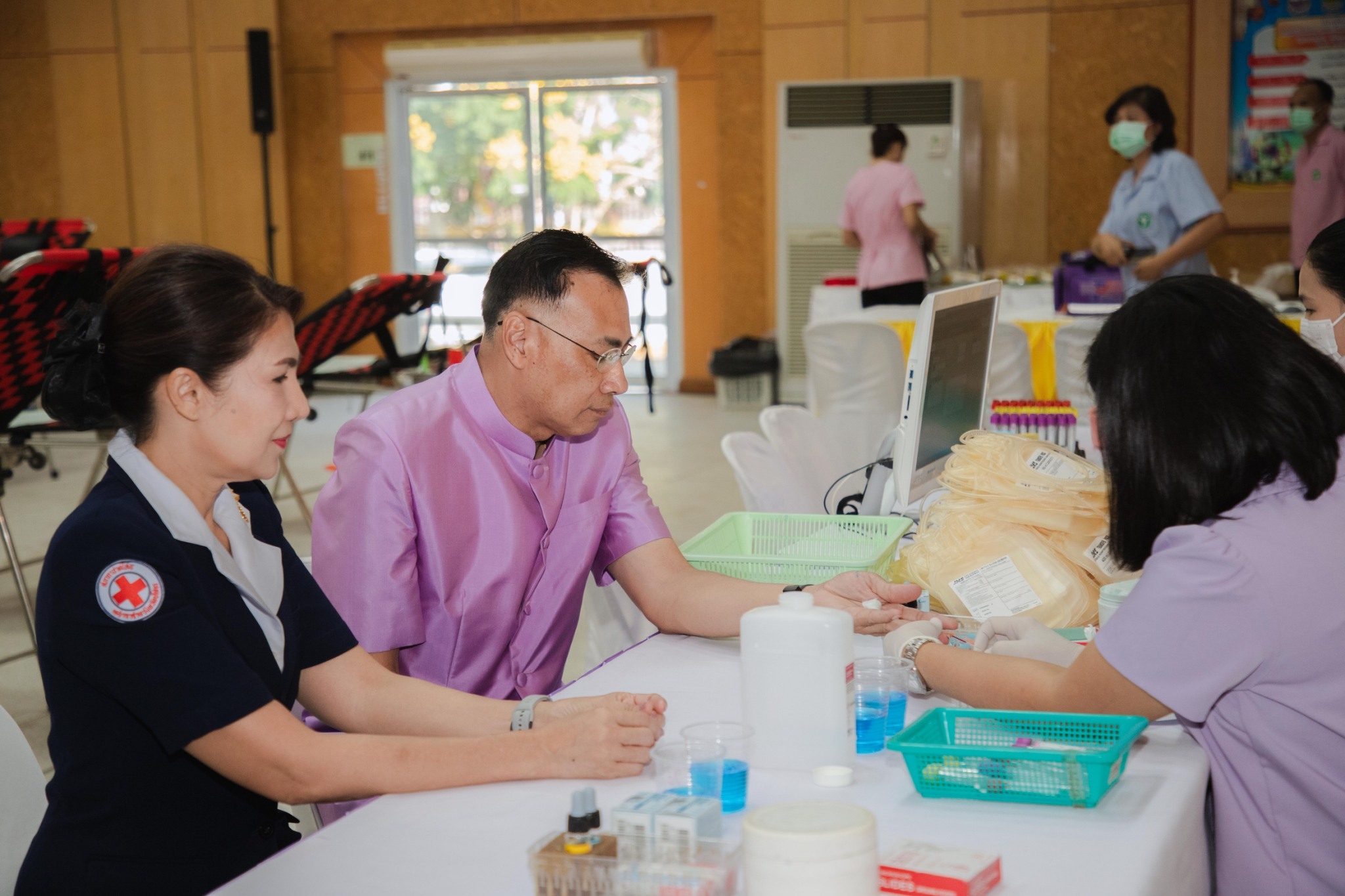 พช.ยโสธร ร่วมโครงการ “รวมพลคนยโสธร จงรักภักดี บริจาคโลหิต ถวายเป็นพระราชกุศล แด่สมเด็จพระกนิษฐาธิราชเจ้า กรมสมเด็จพระเทพรัตนราชสุดาฯ สยามบรมราชกุมารี” เนื่องในโอกาสวันคล้ายวันพระราชสมภพ 2 เมษายน 2567