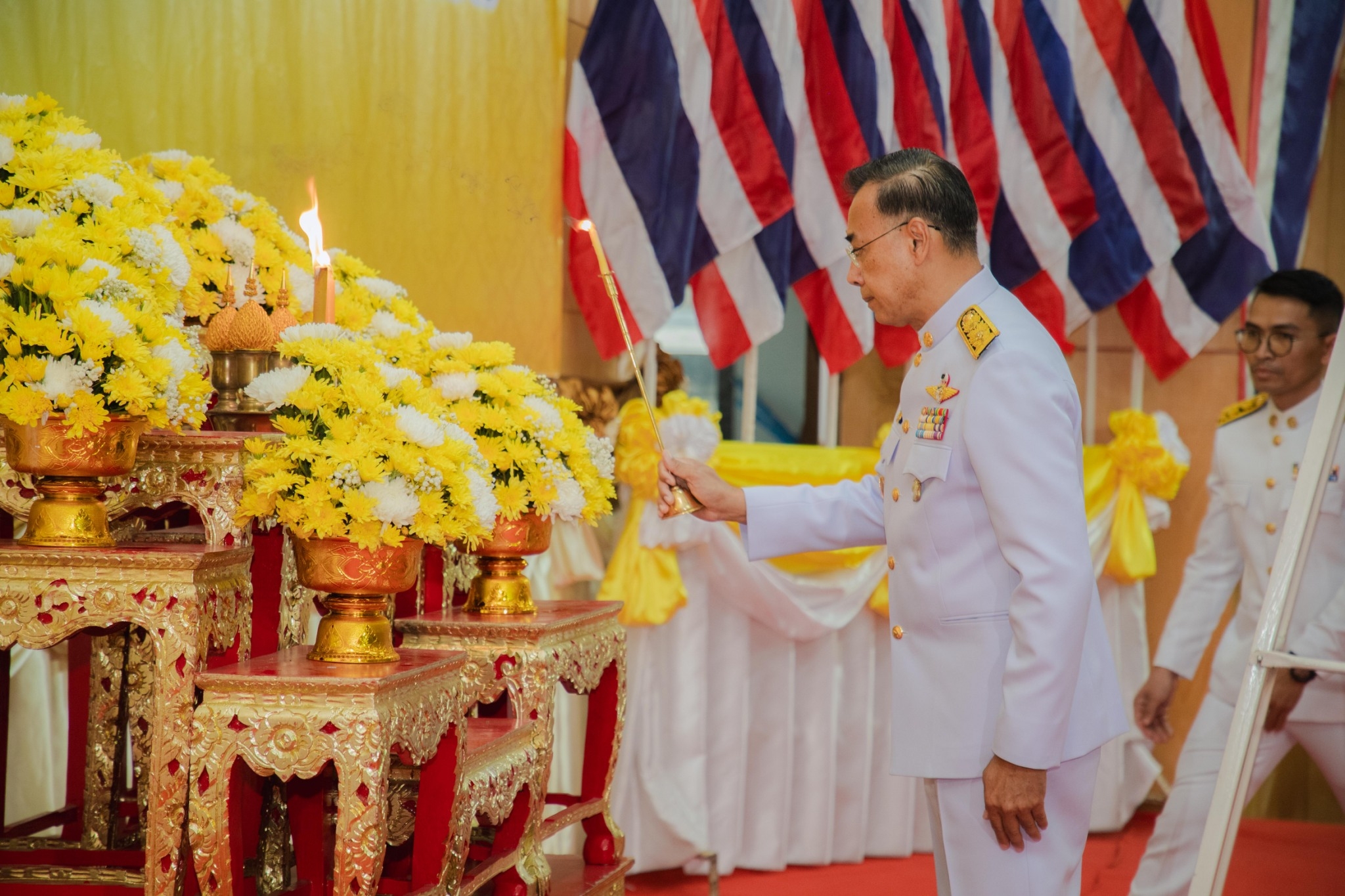 พช.ยโสธร ร่วมงานรัฐพิธี วันสมเด็จพระนเรศวร มหาราช ประจำปี 2567