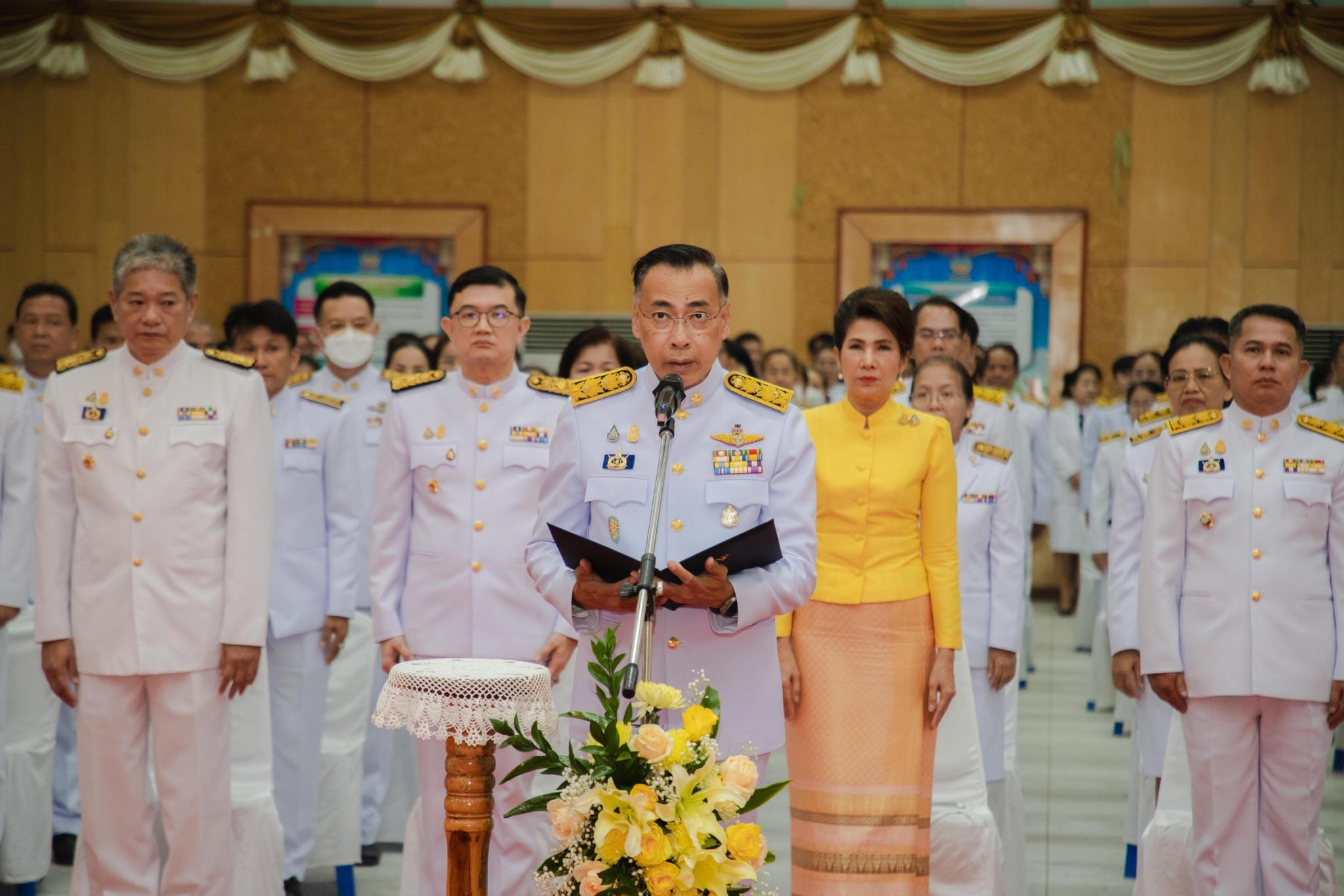 พช.ยโสธร ร่วมงานรัฐพิธี วันสมเด็จพระนเรศวร มหาราช ประจำปี 2567