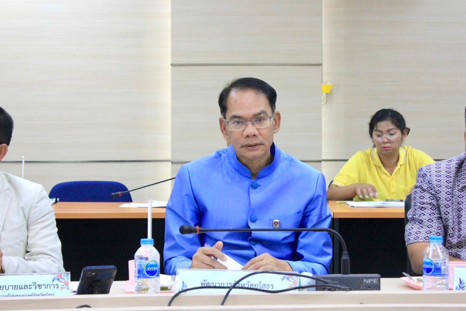 พช.ยโสธร ร่วมประชุมคณะกรรมการจัดทำและขับเคลื่อนแผนปฏิบัติราชการด้านการพัฒนาสังคม จังหวัดยโสธร ครั้งที่ 1/2567