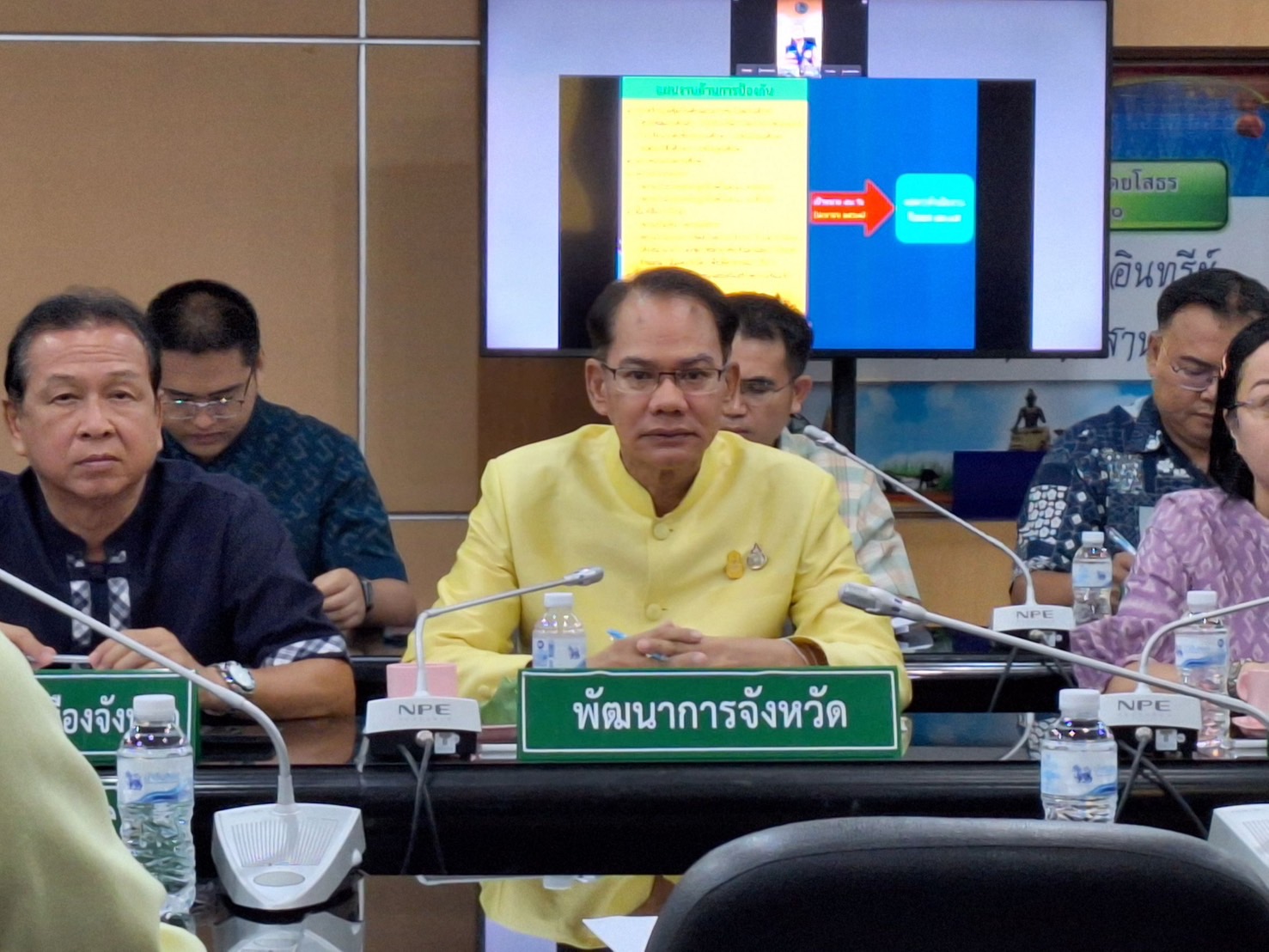 พช.ยโสธร ร่วมประชุม การขับเคลื่อนและติดตามนโยบายของผู้ว่าราชการจังหวัดยโสธร