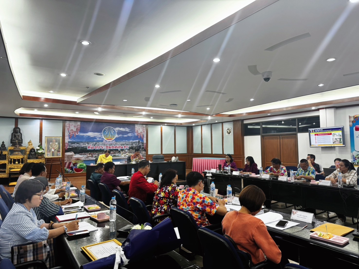 พช.ยโสธรประชุมผู้บริหารและเจ้าหน้าที่พัฒนาชุมชนสังกัด สำนักงานพัฒนา ชุมชน จังหวัดยโสธร ครั้งที่ 4/ 2567