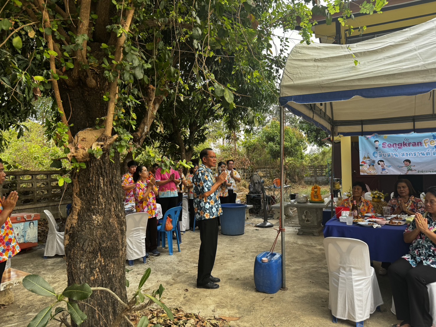 พช.ยโสธร ดำเนินกิจกรรมเสริมสร้างความผาสุกและความผูกพัน สืบสานสงกรานต์ ตำนาน พช.ยโสธร เนื่องในเทศกาลสงกรานต์ 2567
