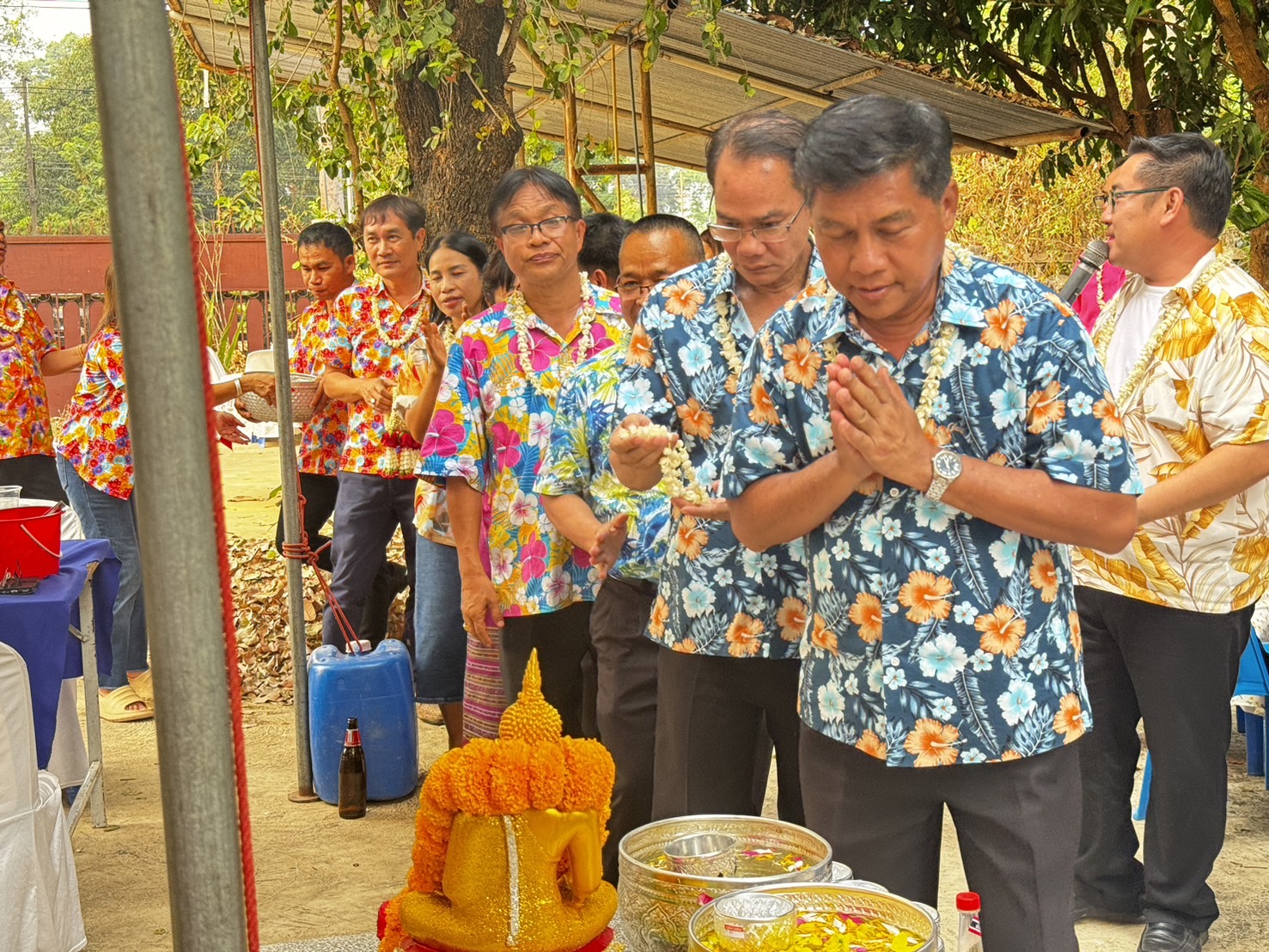 พช.ยโสธร ดำเนินกิจกรรมเสริมสร้างความผาสุกและความผูกพัน สืบสานสงกรานต์ ตำนาน พช.ยโสธร เนื่องในเทศกาลสงกรานต์ 2567