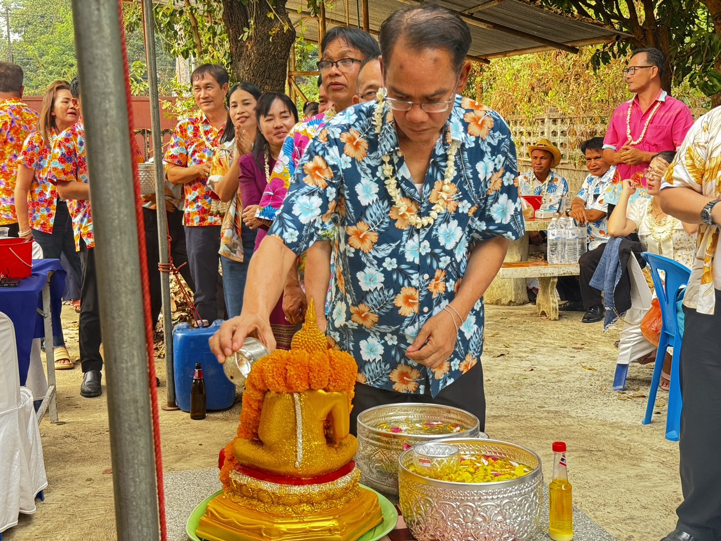 พช.ยโสธร ดำเนินกิจกรรมเสริมสร้างความผาสุกและความผูกพัน สืบสานสงกรานต์ ตำนาน พช.ยโสธร เนื่องในเทศกาลสงกรานต์ 2567