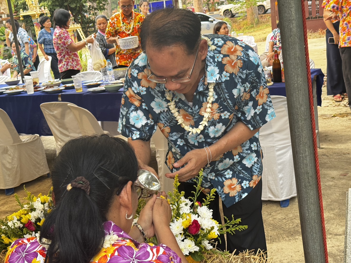 พช.ยโสธร ดำเนินกิจกรรมเสริมสร้างความผาสุกและความผูกพัน สืบสานสงกรานต์ ตำนาน พช.ยโสธร เนื่องในเทศกาลสงกรานต์ 2567