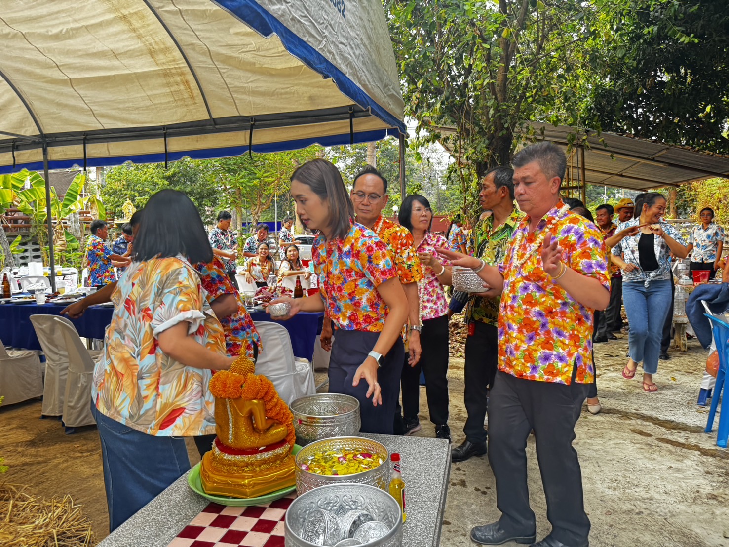 พช.ยโสธร ดำเนินกิจกรรมเสริมสร้างความผาสุกและความผูกพัน สืบสานสงกรานต์ ตำนาน พช.ยโสธร เนื่องในเทศกาลสงกรานต์ 2567