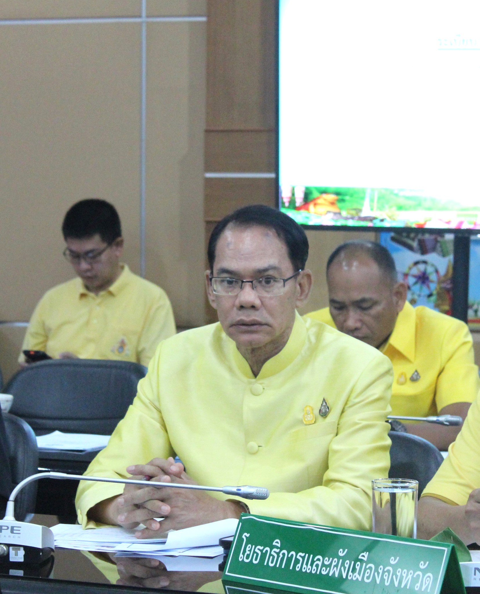 พช.ยโสธร ร่วมประชุมหัวหน้าส่วนราชการ หัวหน้าหน่วยงานรัฐวิสาหกิจ สังกัดกระทรวงมหาดไทยและนายอำเภอ ประจำเดือน พฤษภาคม