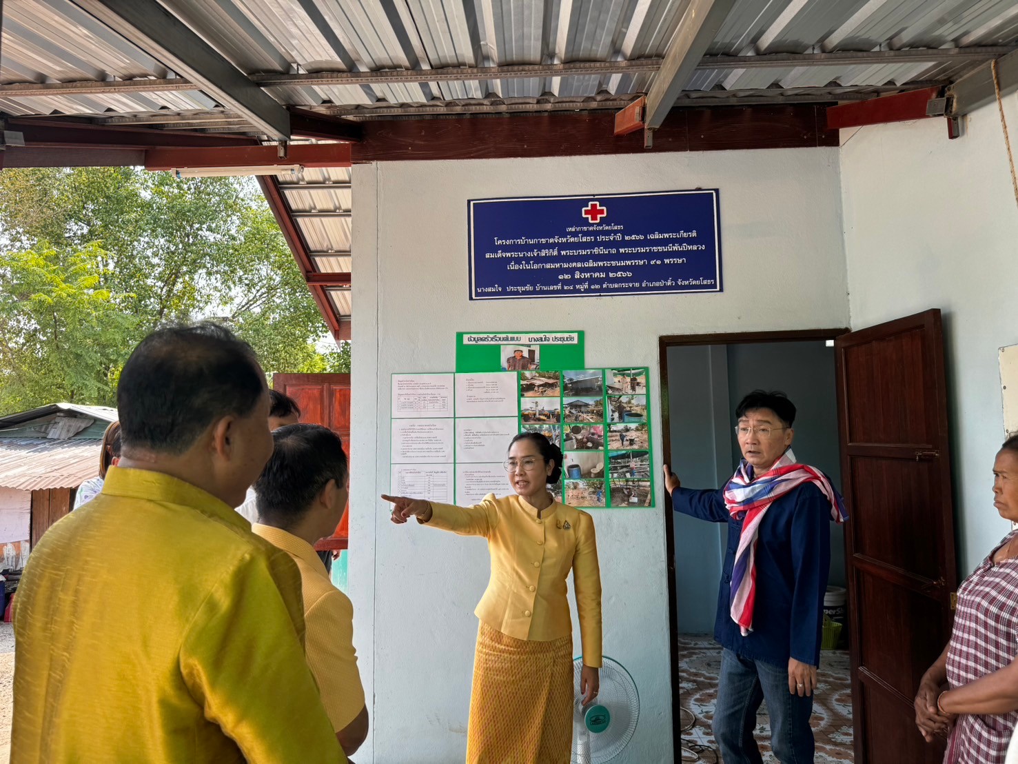 รองผู้ว่าราชการจังหวัดยโสธร ลงพื้นที่ติดตามการเนินงานศูนย์อำนวยการขจัดความยากจนและพัฒนาคนทุกช่วงวัยอย่างยั่งยืน ตามหลักปรัชญาของเศรษฐกิจพอเพียง (ศจพ.อ.) พื้นที่อำเภอป่าติ้ว จังหวัดยโสธร ณ พื้นที่อำเภอป่าติ้ว จังหวัดยโสธร