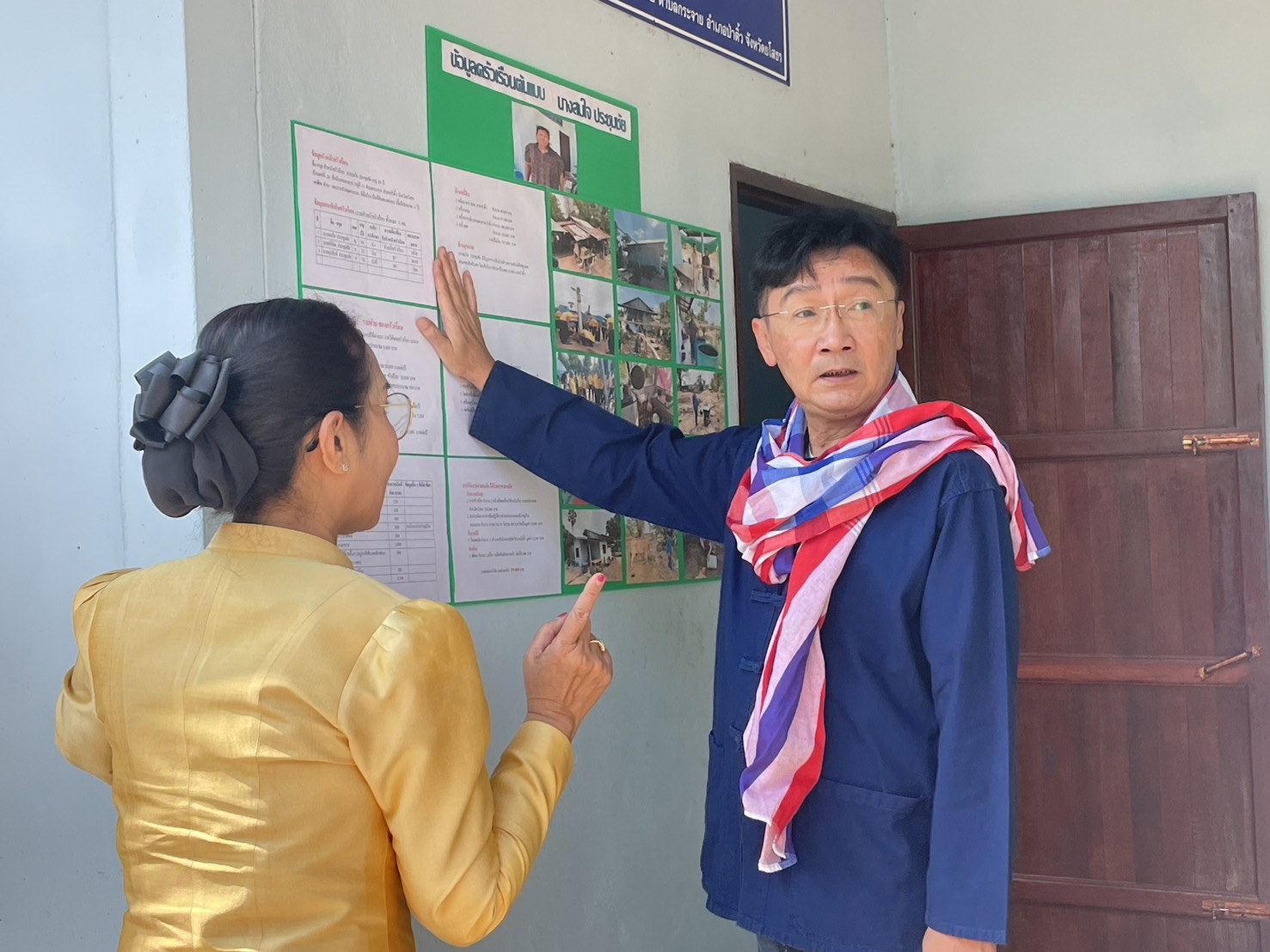 รองผู้ว่าราชการจังหวัดยโสธร ลงพื้นที่ติดตามการเนินงานศูนย์อำนวยการขจัดความยากจนและพัฒนาคนทุกช่วงวัยอย่างยั่งยืน ตามหลักปรัชญาของเศรษฐกิจพอเพียง (ศจพ.อ.) พื้นที่อำเภอป่าติ้ว จังหวัดยโสธร ณ พื้นที่อำเภอป่าติ้ว จังหวัดยโสธร