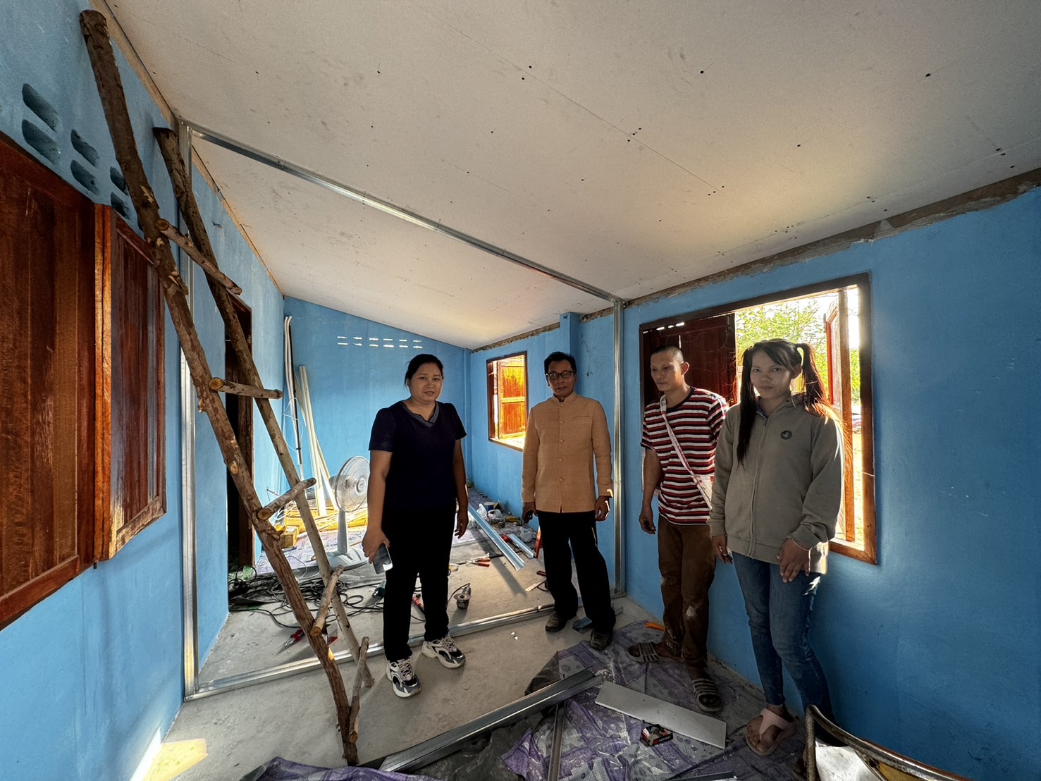 พช.ยโสธร ลงพื้นที่ติดตามครัวเรือนตกเกณฑ์ TPMAP ณ พื้นที่อำเภอเลิงนกทา จังหวัดยโสธร