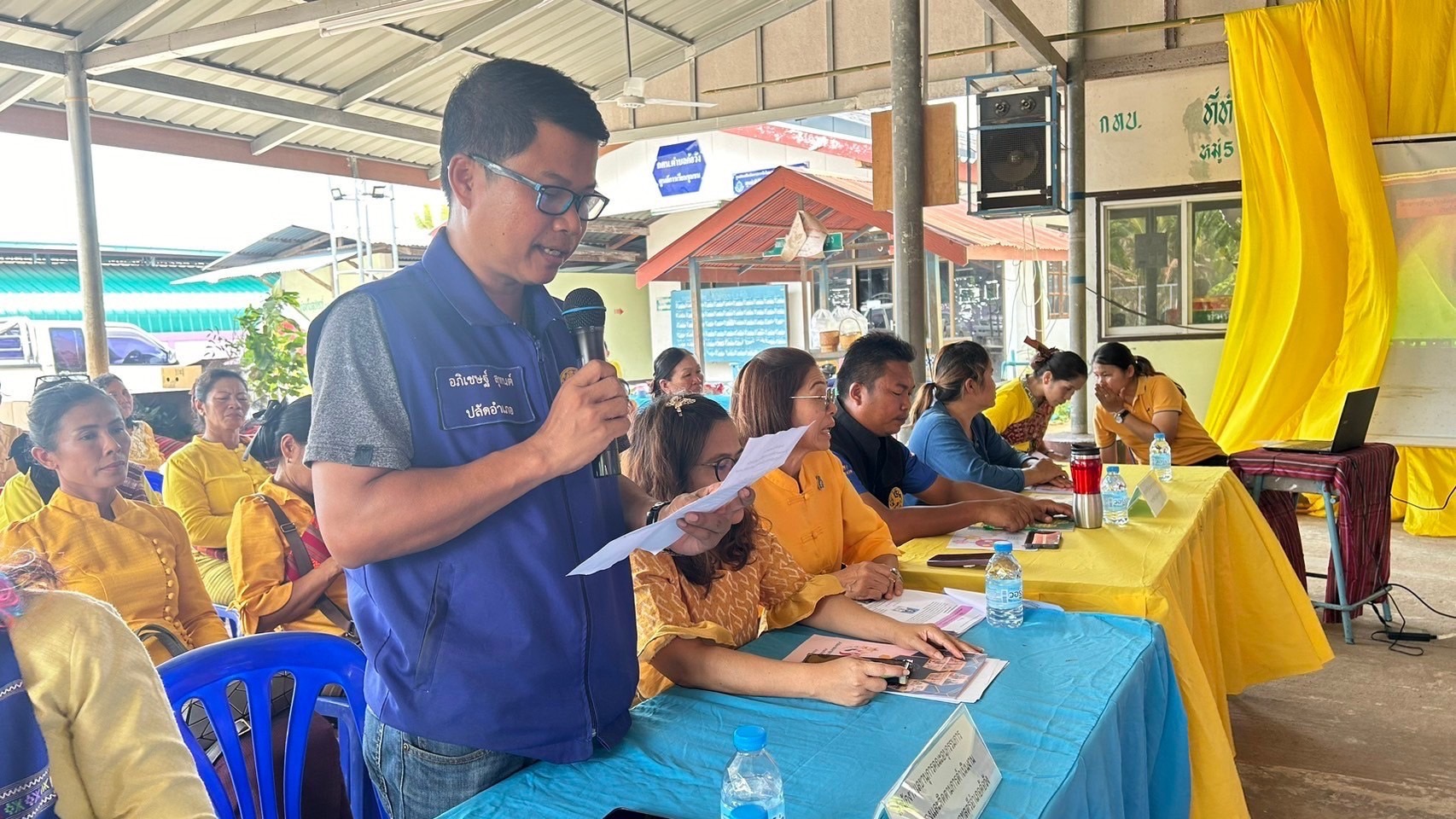 พช.ยโสธร ดำเนินโครงการเชิดชูเกียรติคนกองทุนพัฒนาบทบาทสตรี ประจำปี 2567 กิจกรรมการคัดเลือกคนกองทุนพัฒนาบทบาทสตรีดีเด่น ระดับจังหวัด ในพื้นที่อำเภอคำเขื่อนแก้วและอำเภอค้อวัง จังหวัดยโสธร