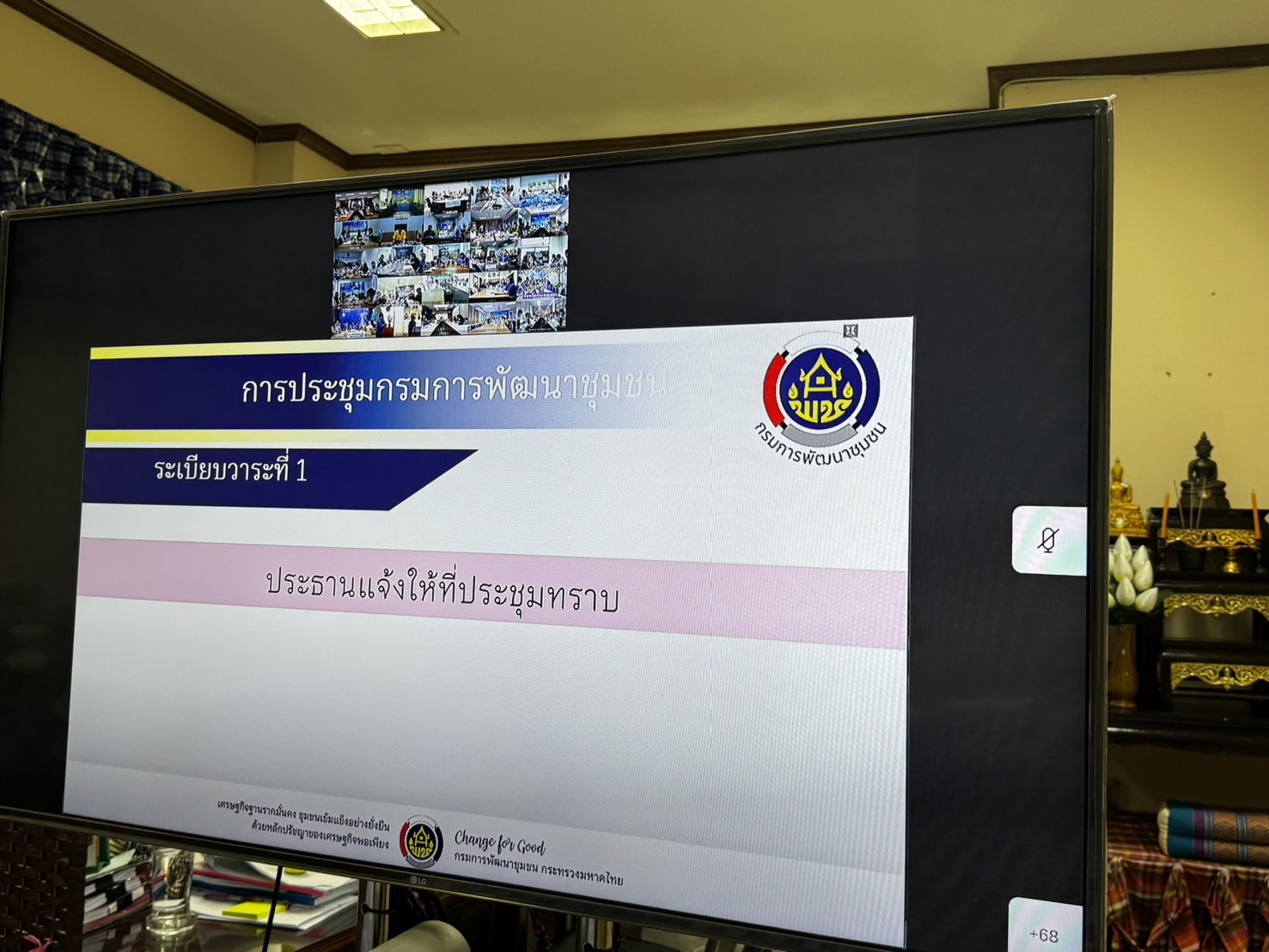 พช.ยโสธร ร่วมประชุมกรมการพัฒนาชุมชน ครั้งที่ 5/2567 พร้อมติดตามการขับเคลื่อนภารกิจสำคัญ 10+1 ไตรมาส 3
