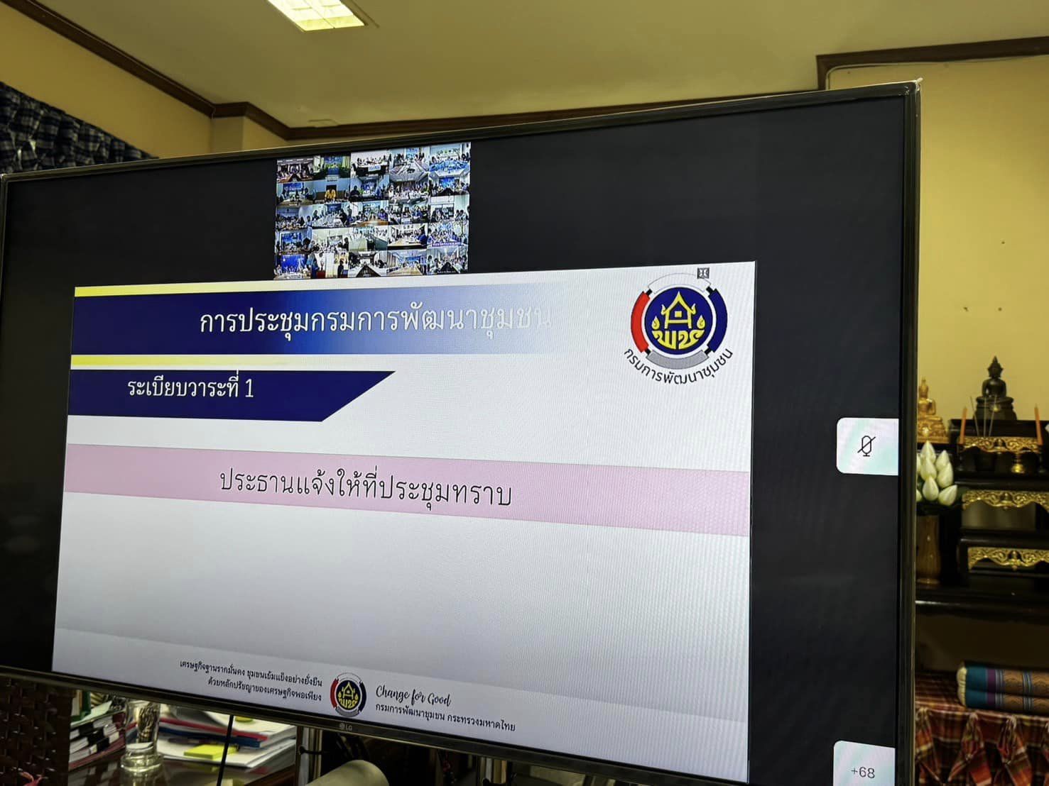 พช.ยโสธร ร่วมประชุมกรมการพัฒนาชุมชน ครั้งที่ 6/2567