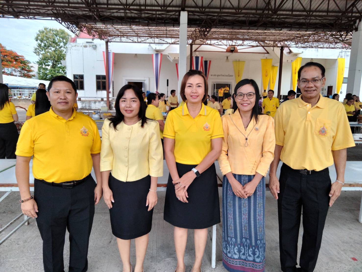 พช. ยโสธร ร่วมทำบุญตักบาตรถวายพระราชกุศล เนื่องในกิจกรรมเดิน วิ่ง ปั่น ธงตราสัญลักษณ์ งานเฉลิมพระเกียรติพระบาทสมเด็จพระเจ้าอยู่หัว เนื่องในโอกาสพระราชพิธีมหามงคล เฉลิมพระชนมพรรษา 6 รอบ 28 กรกฎาคม 2567