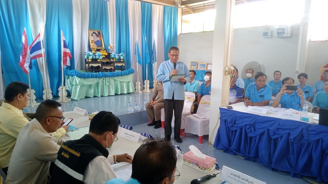 พช.ยโสธรดำเนินกิจกรรมพัฒนายกระดับหมู่บ้านกองทุนแม่ของแผ่นดินสู่การเป็นต้นแบบด้านการป้องกันและแก้ไขปัญหายาเสพติดกิจกรรมการประกวดหมู่บ้านกองทุนแม่ ของแผ่นดินดีเด่นระดับจังหวัด ประจำปีงบประมาณ พ.ศ. 2567 ณ พื้นที่อำเภอกุดชุมและอำเภอทรายมูล จังหวัดยโสธร